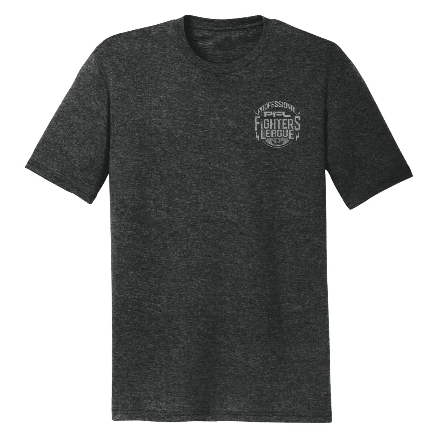 PFL Electric Fighter T-Shirt in Black Frost - Front View