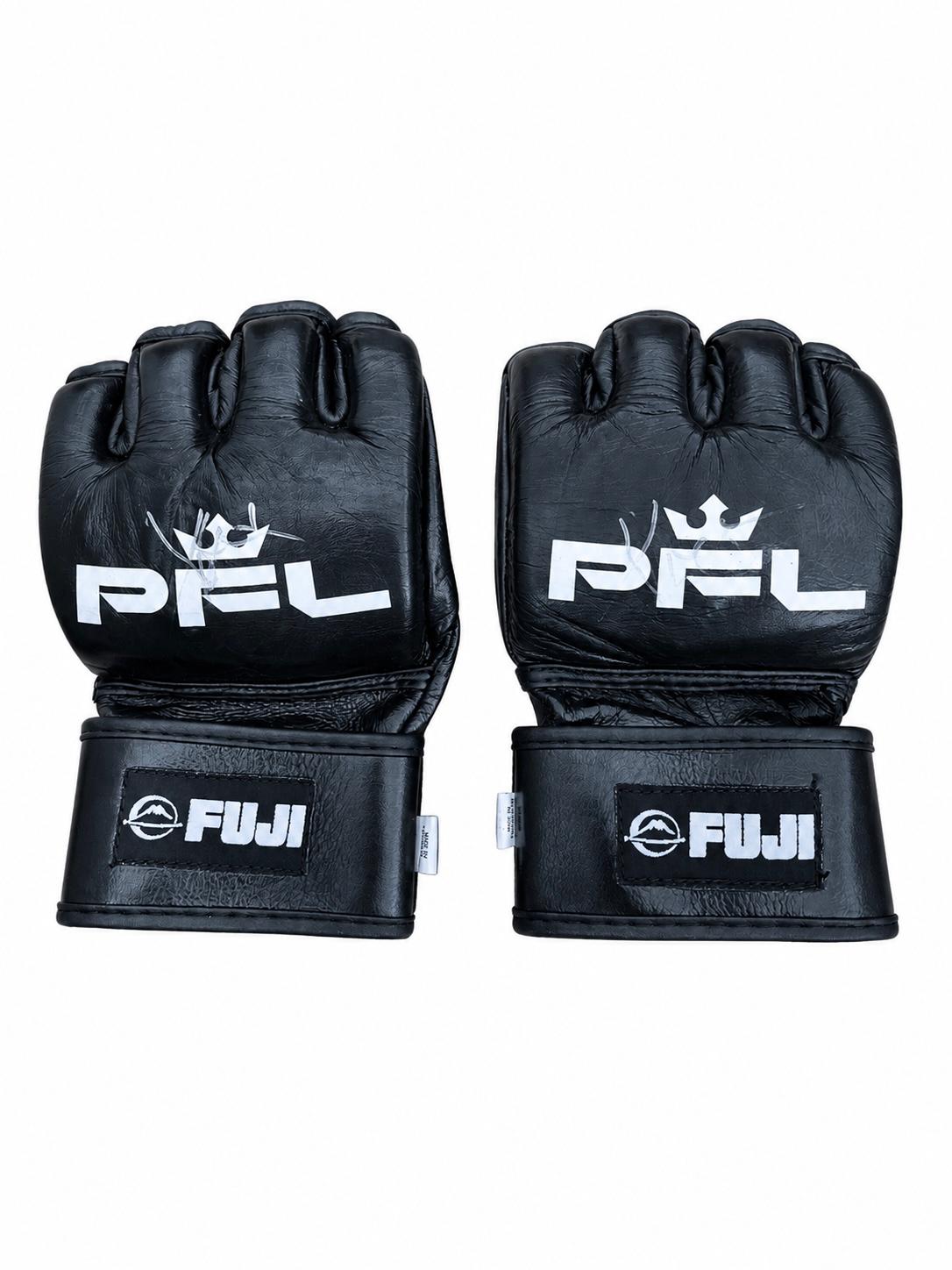 Timur Khizriev Signed Fight Worn Gloves Chicago 2 2026