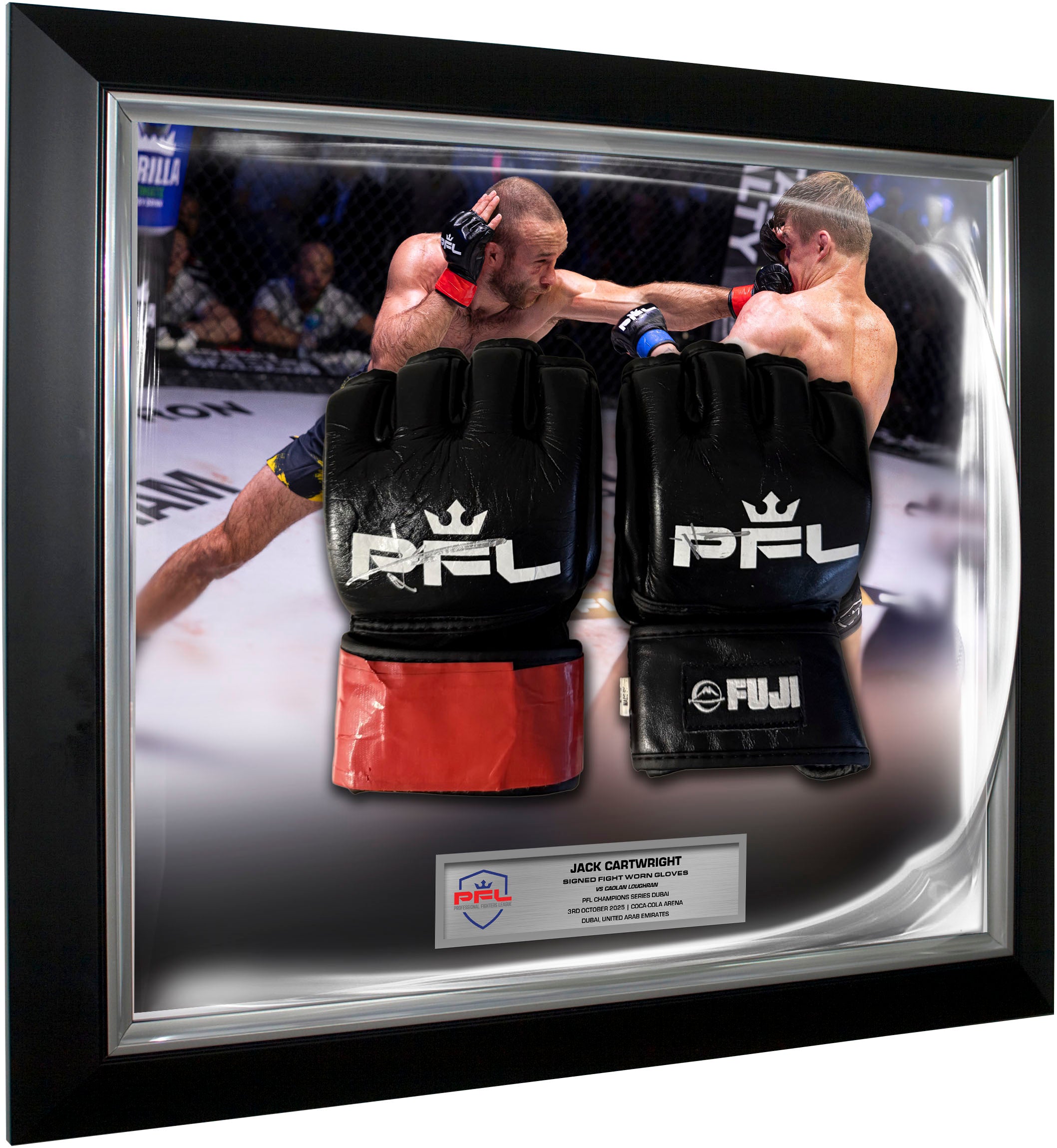 Jack Cartwright Signed Fight Worn Gloves - CS