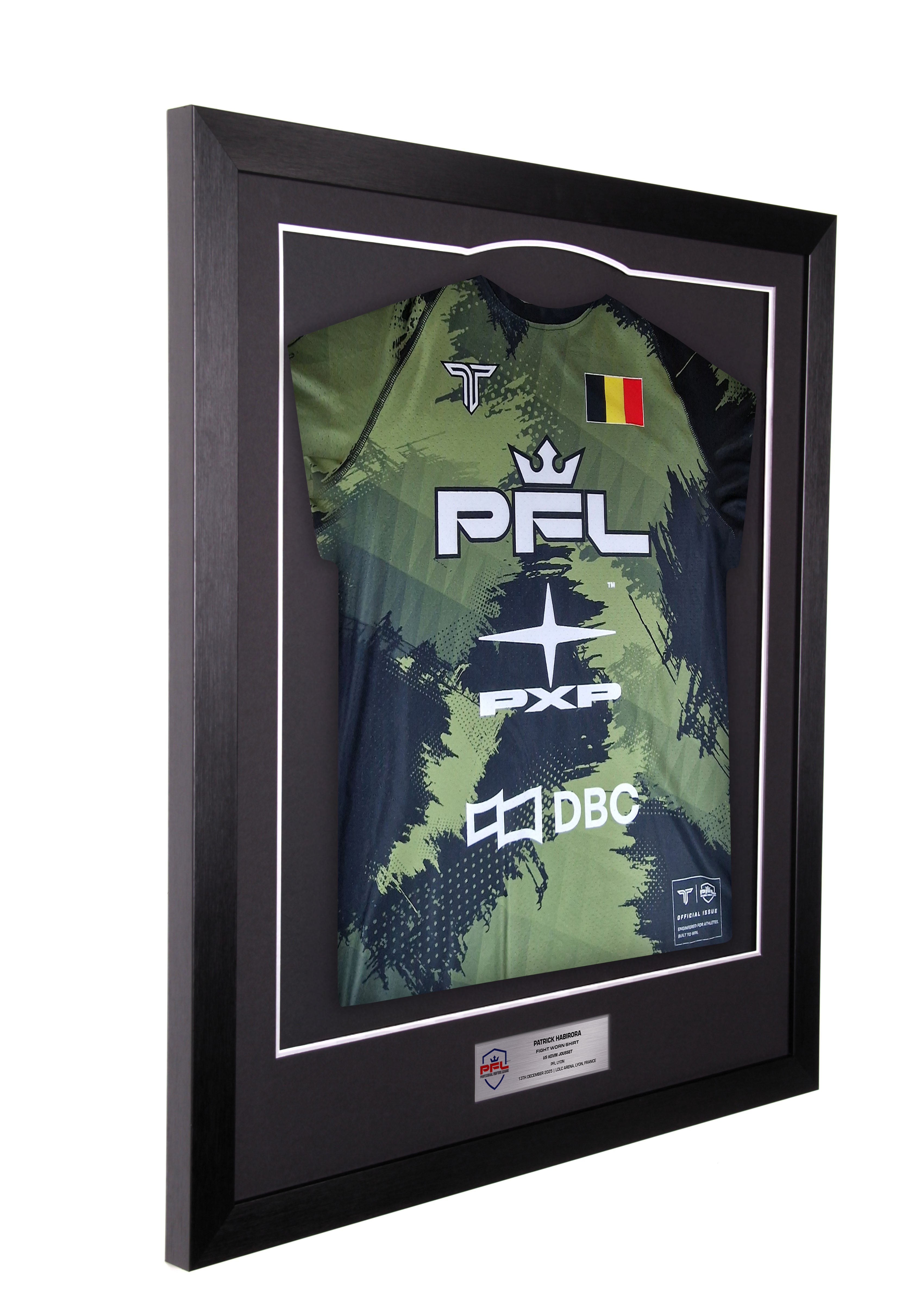 Patrick Habirora Fight Worn Shirt Lyon 2025