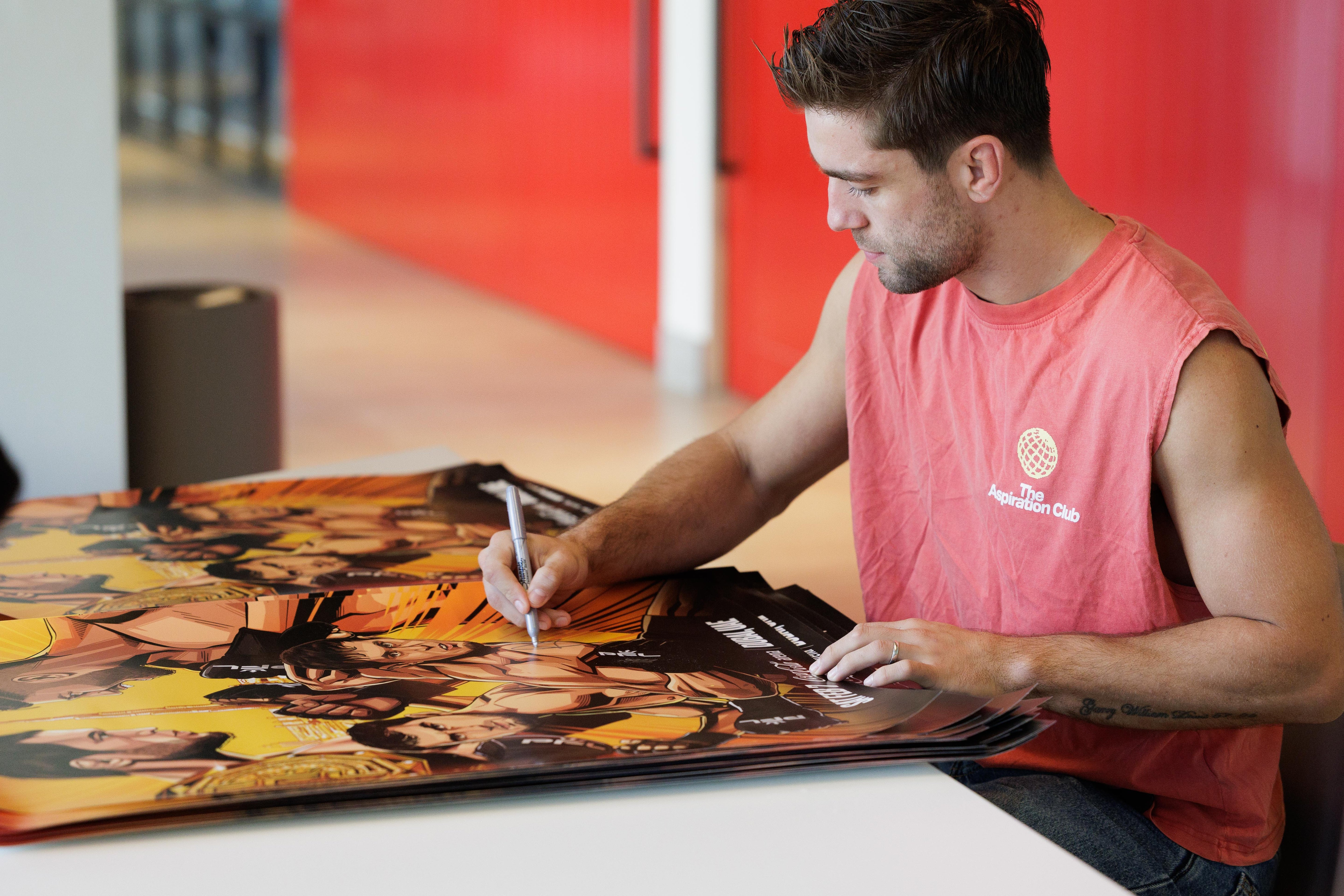 Limited Edition PFL ROAD TO DUBAI Signed Event Poster 2026