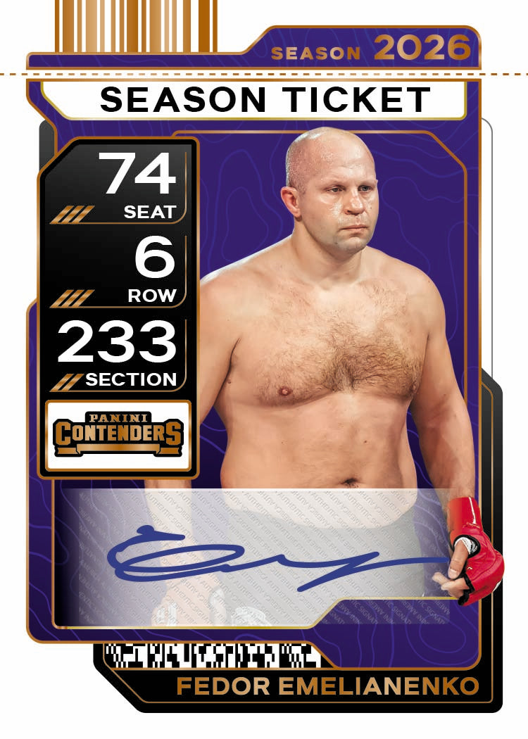 Panini PFL Contenders 2026 Hobby Box