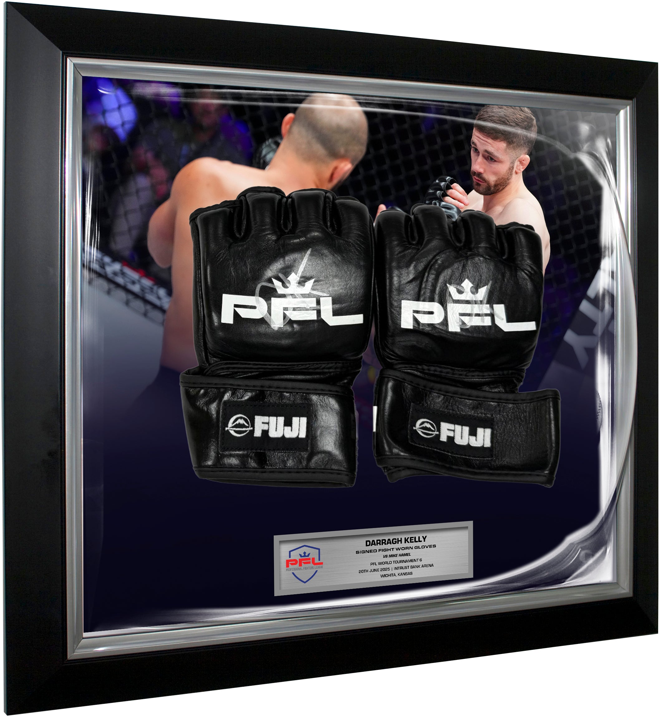 Darragh Kelly Signed Fight Worn Gloves