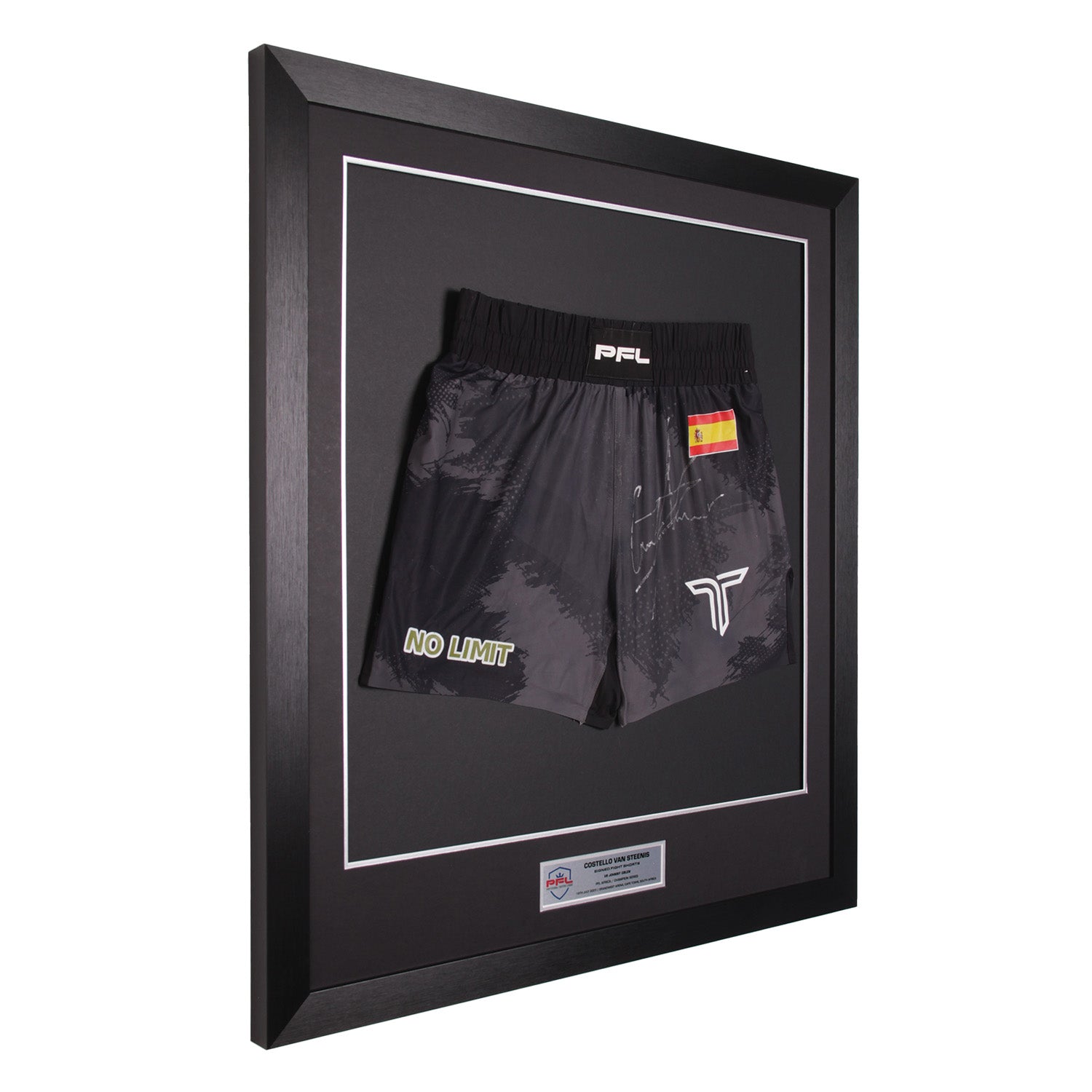 Costello Van Steenis Signed Fight Worn Shorts