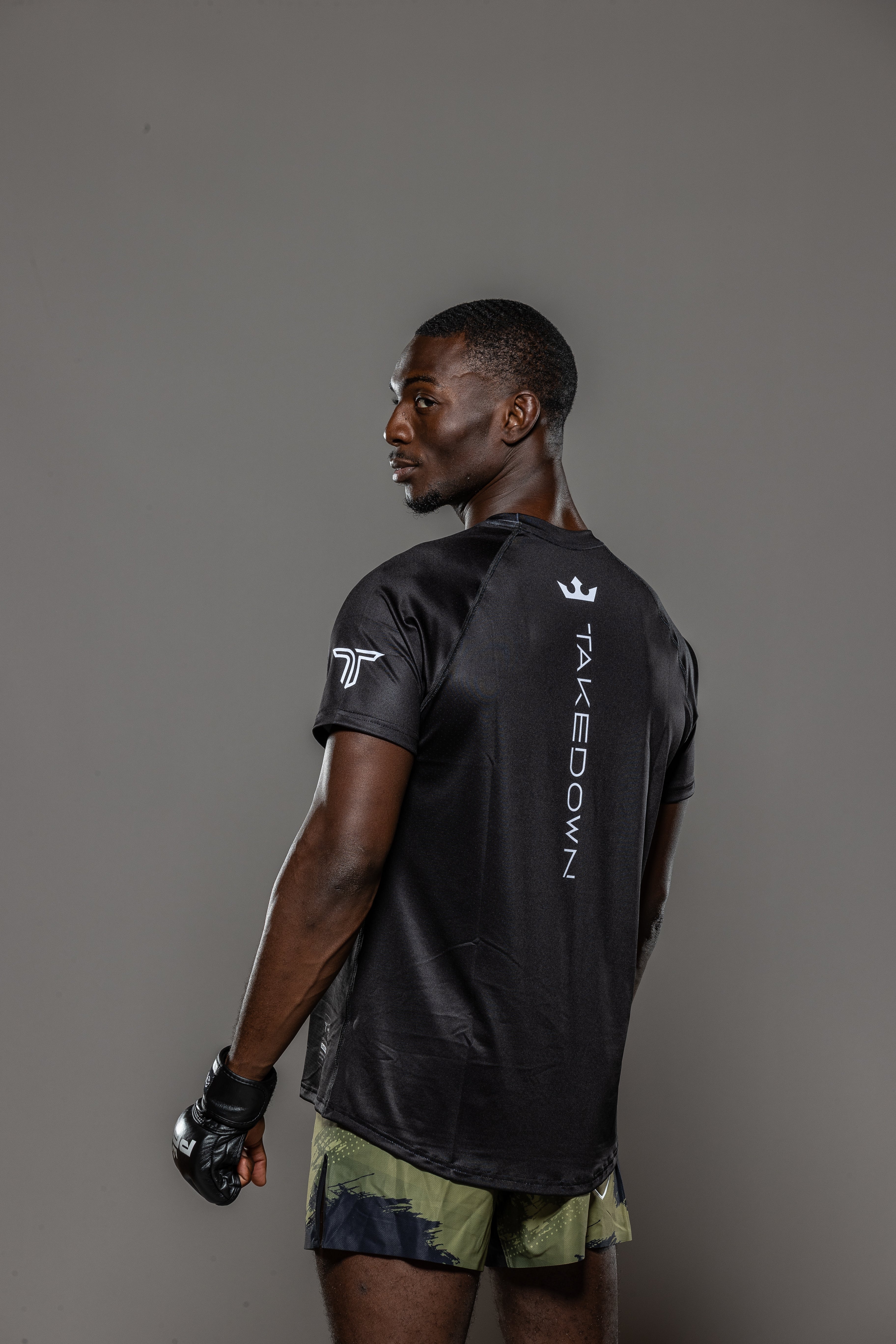 Cornermen Raglan Top Red Logo - Black