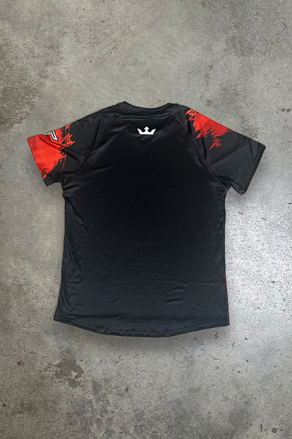 Kaos Camo Walkout Top - Red