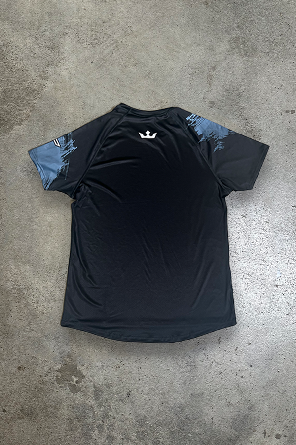 Kaos Camo Walkout Top - Slate Blue
