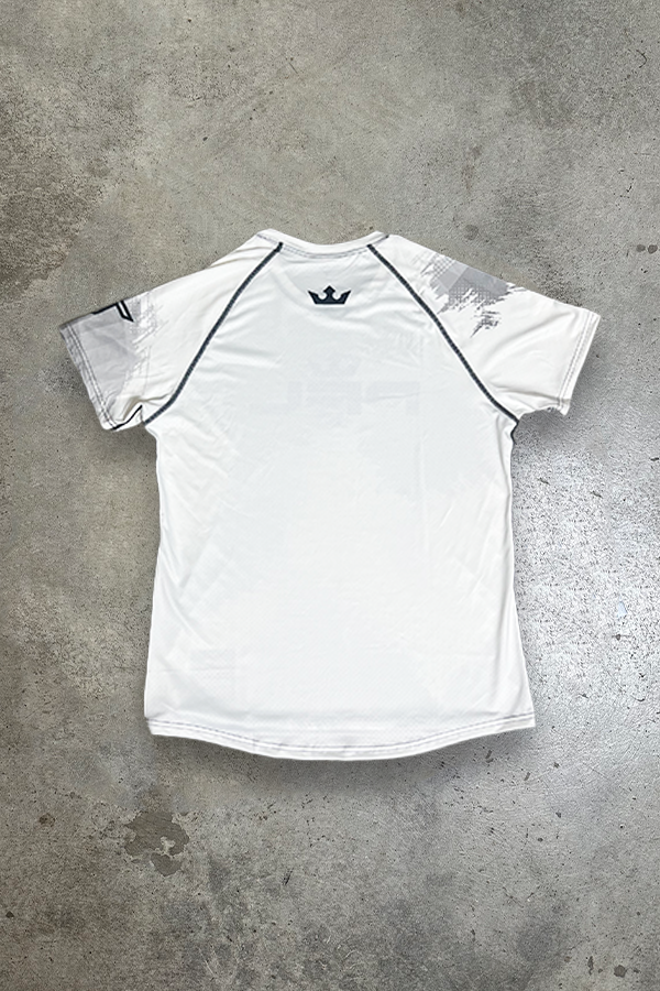 Kaos Camo Walkout Top - White
