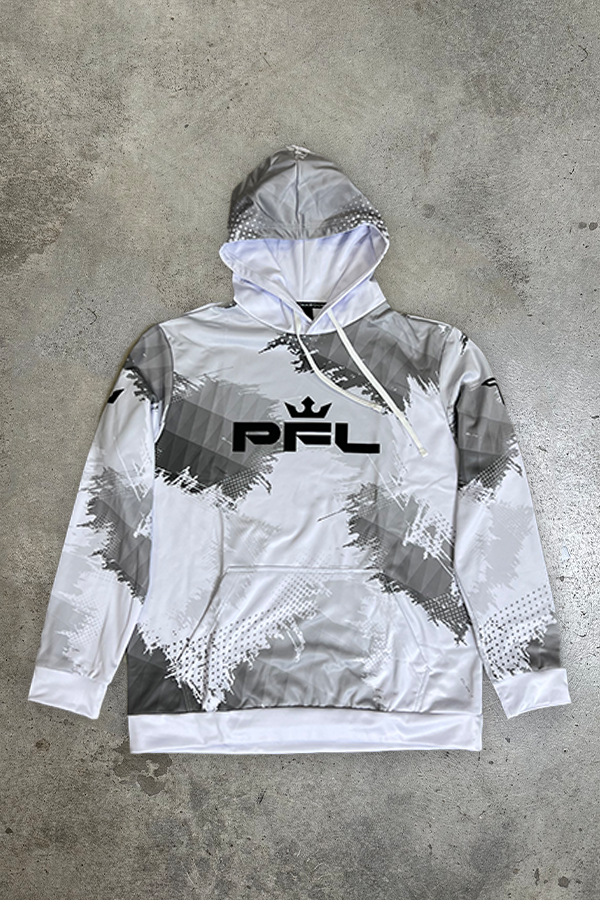 Kaos Camo Fighter Hoodie - White
