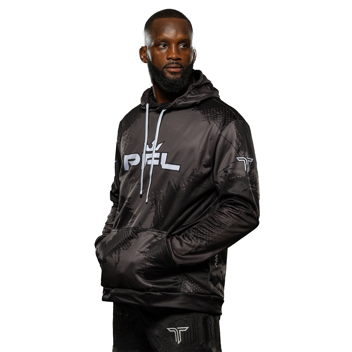 Kaos Camo Fighter Hoodie - Black