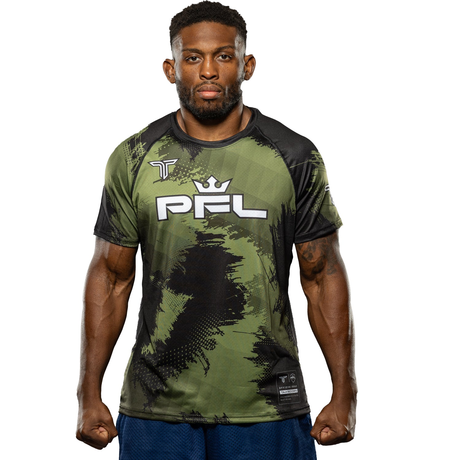 Kaos Camo Walkout Top - Military Green