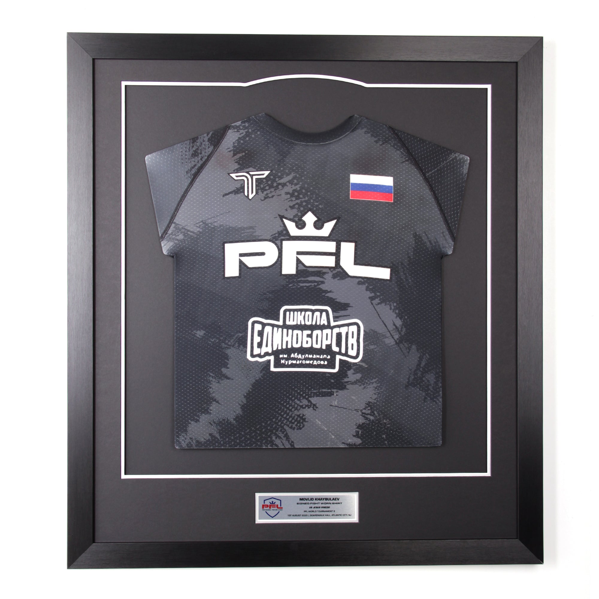 Movlid Khaybulaev Signed Fight Worn Shirt