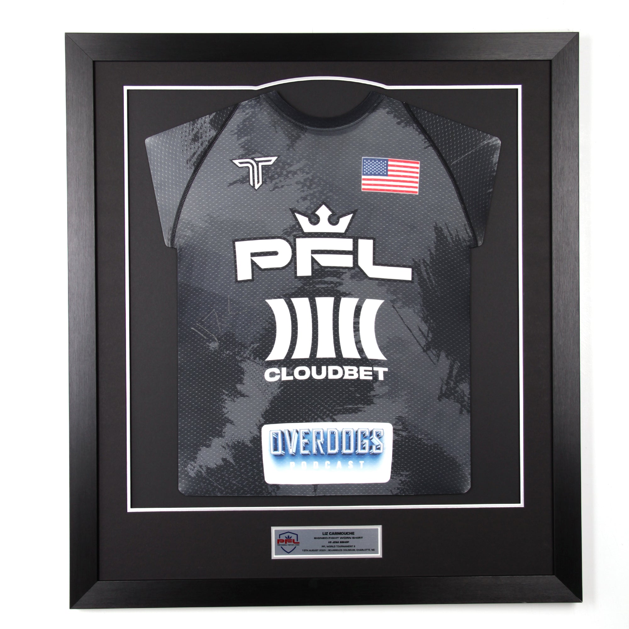 Liz Carmouche Signed Fight Worn Shirt
