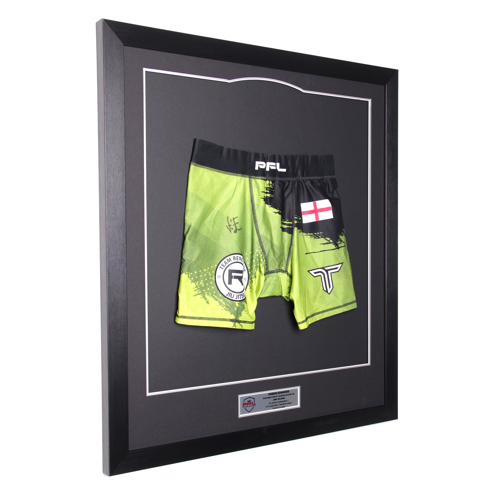 Fabian Edwards Signed Fight Worn Shorts WT7