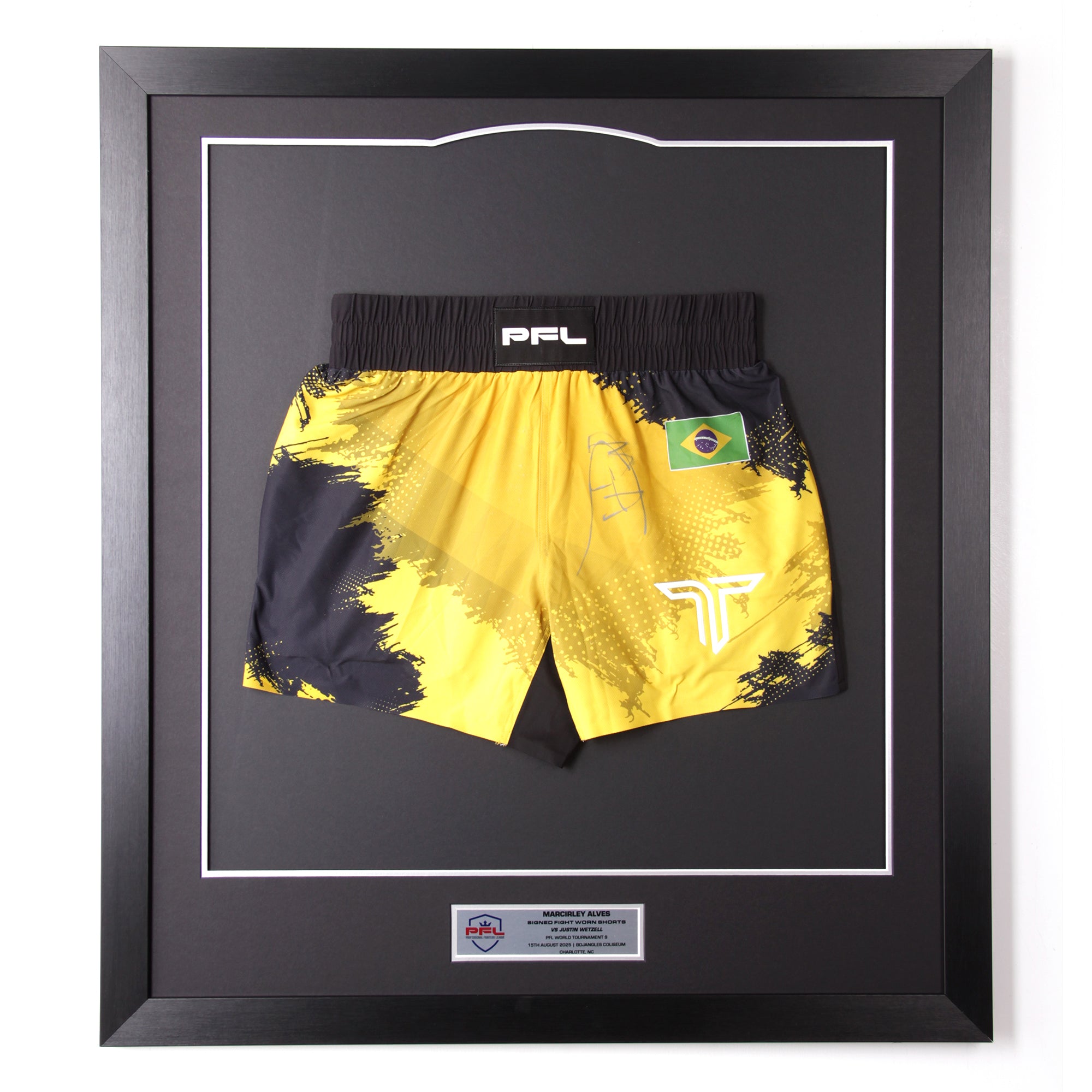 Marcirley Alves Signed Fight Worn Shorts