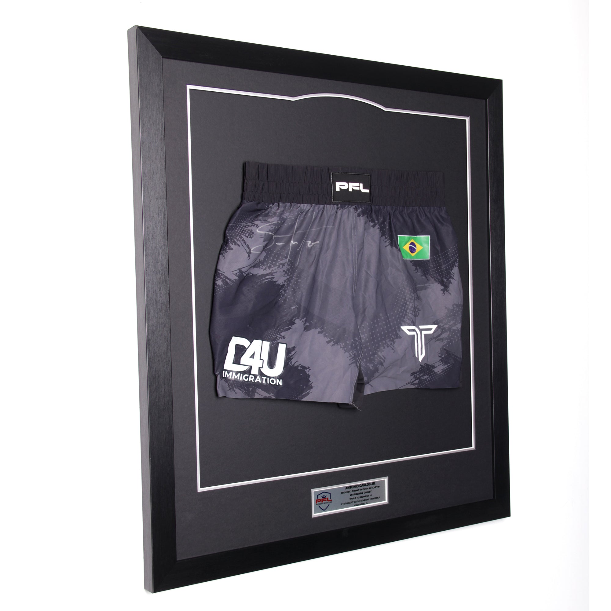 Antonio Carlos Jr. Signed Fight Worn Shorts WT7