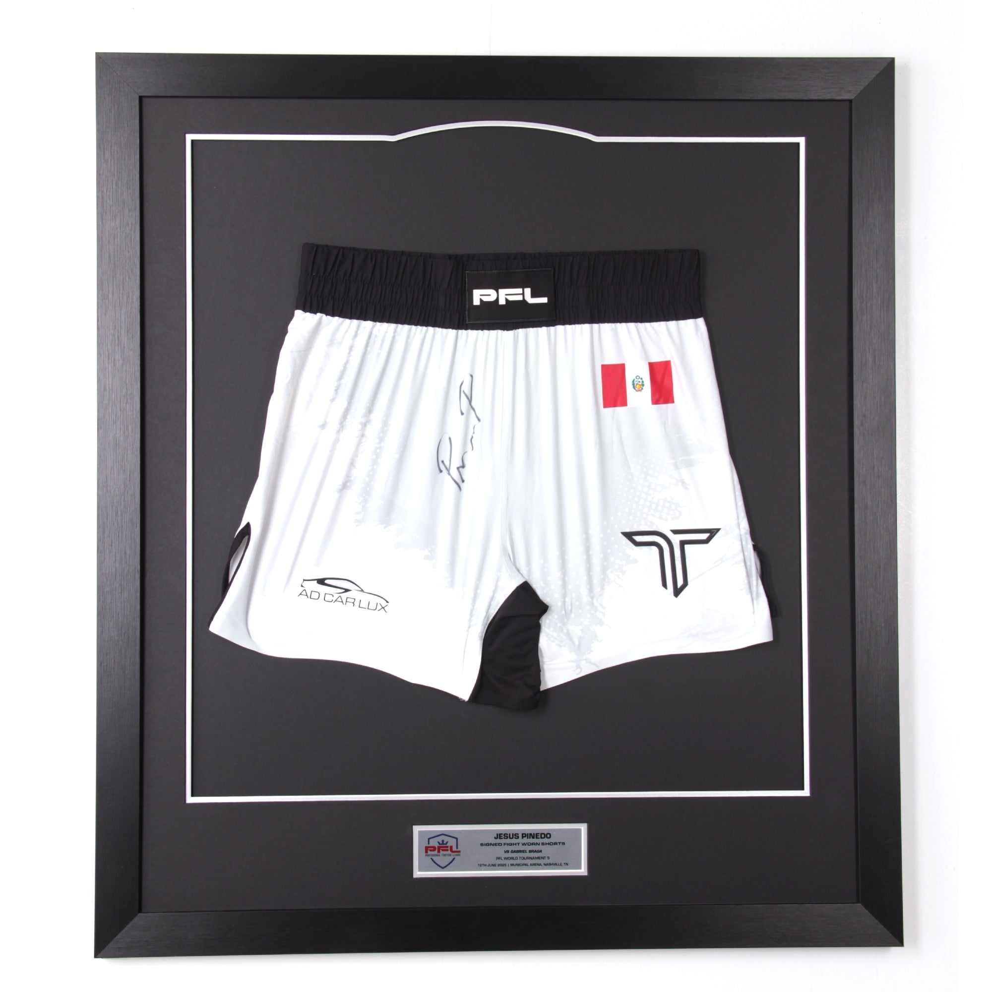 Jesus Pinedo Signed Fight Worn Shorts