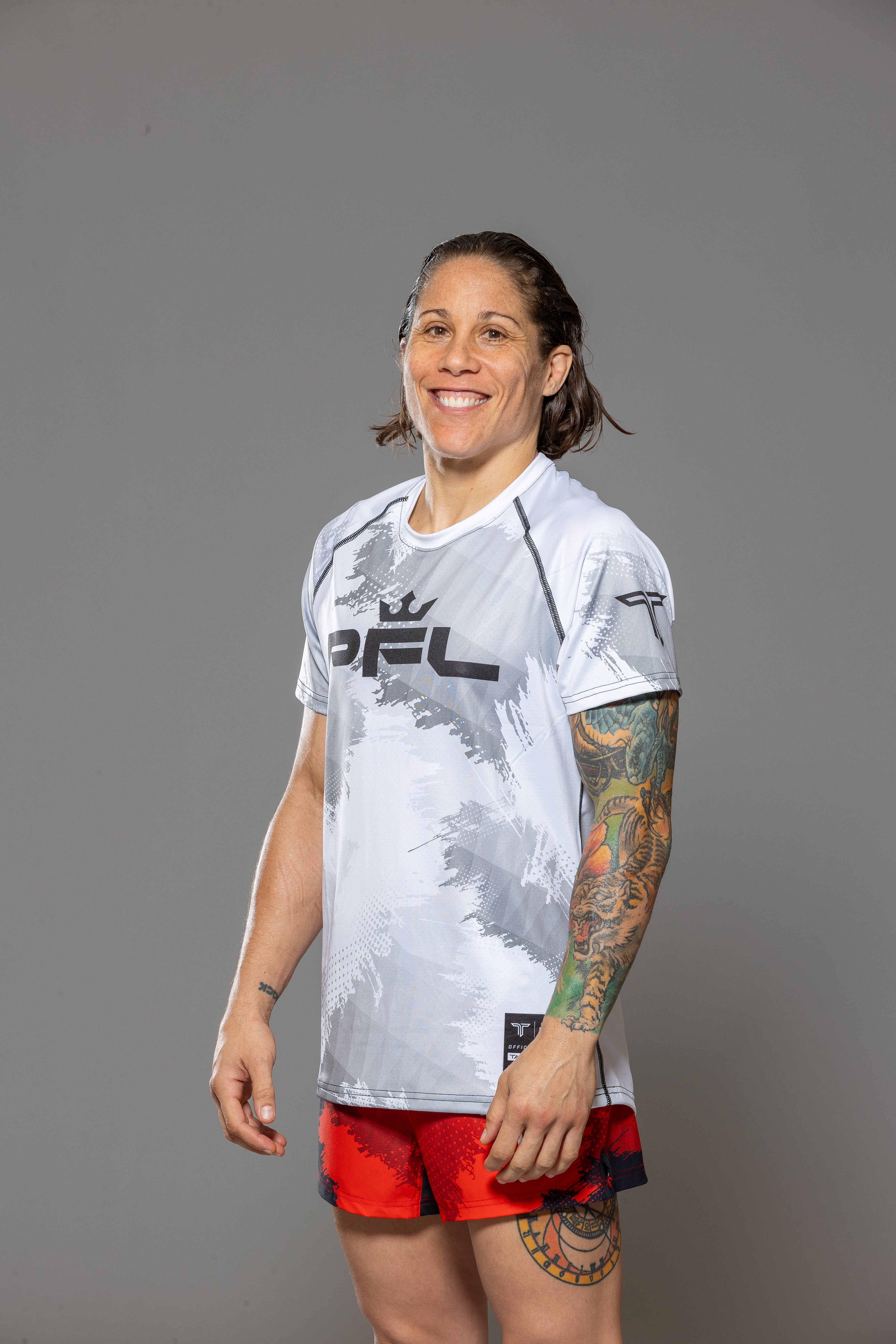 Kaos Camo Walkout Top - White
