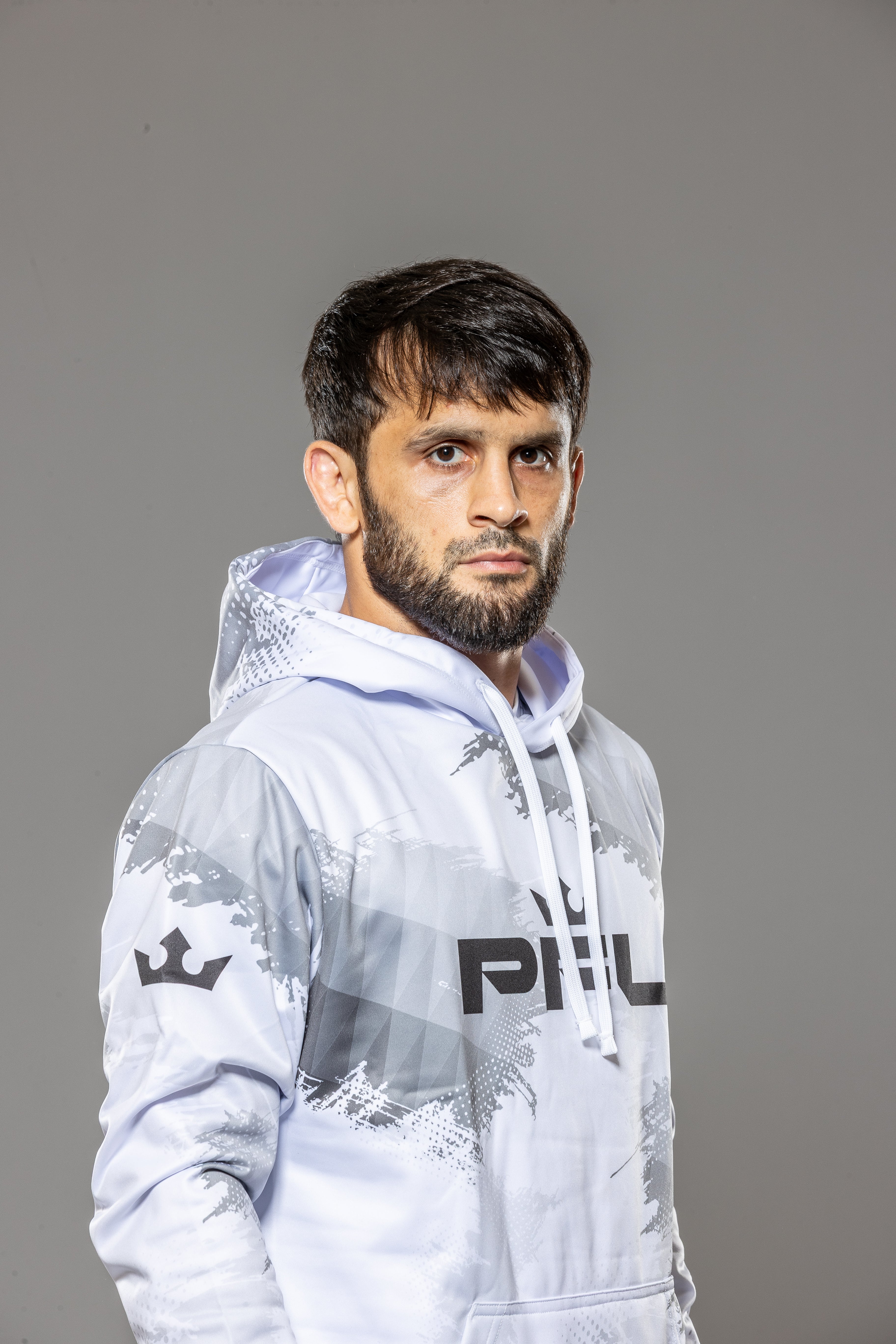 Kaos Camo Fighter Hoodie - White