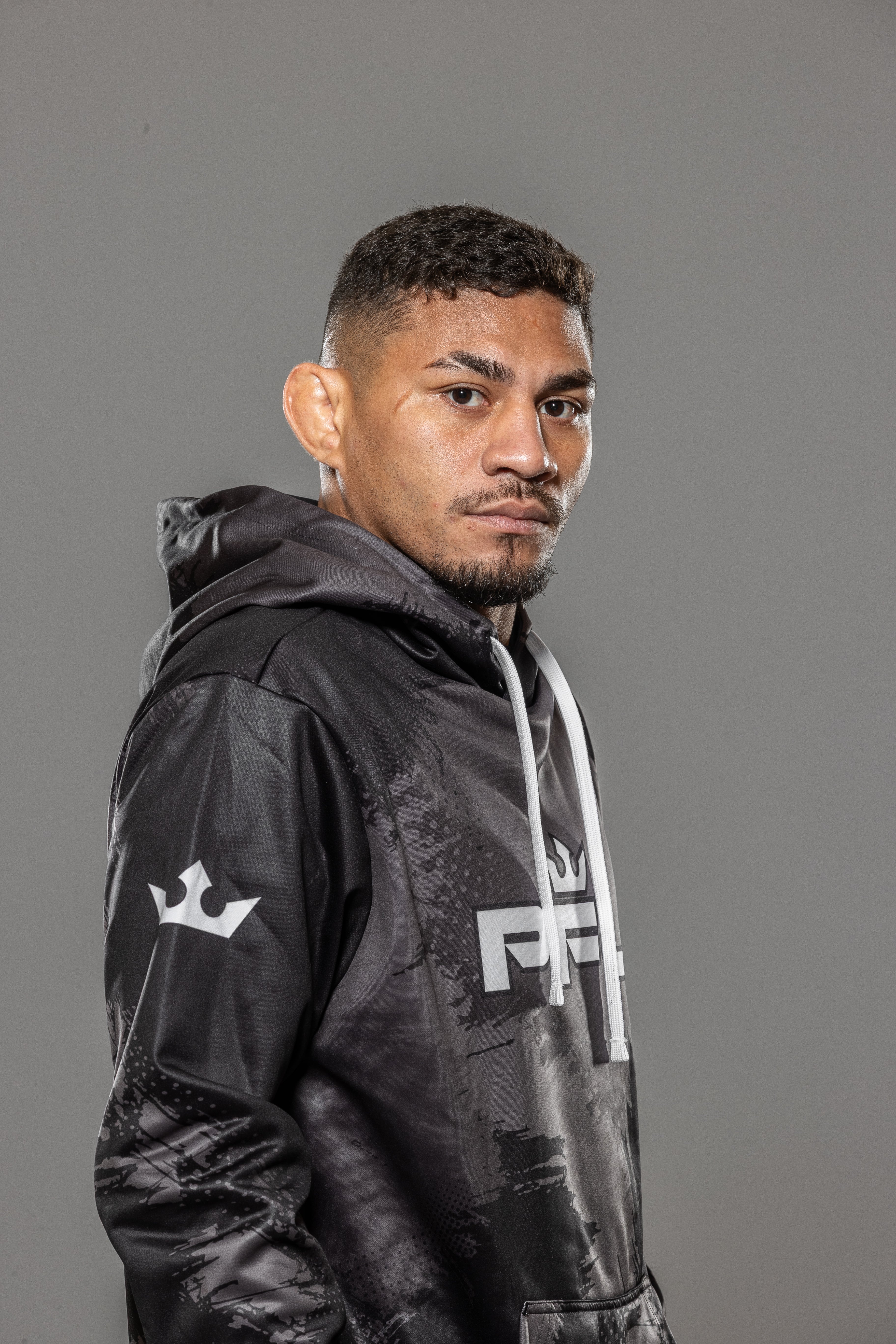 Kaos Camo Fighter Hoodie - Black