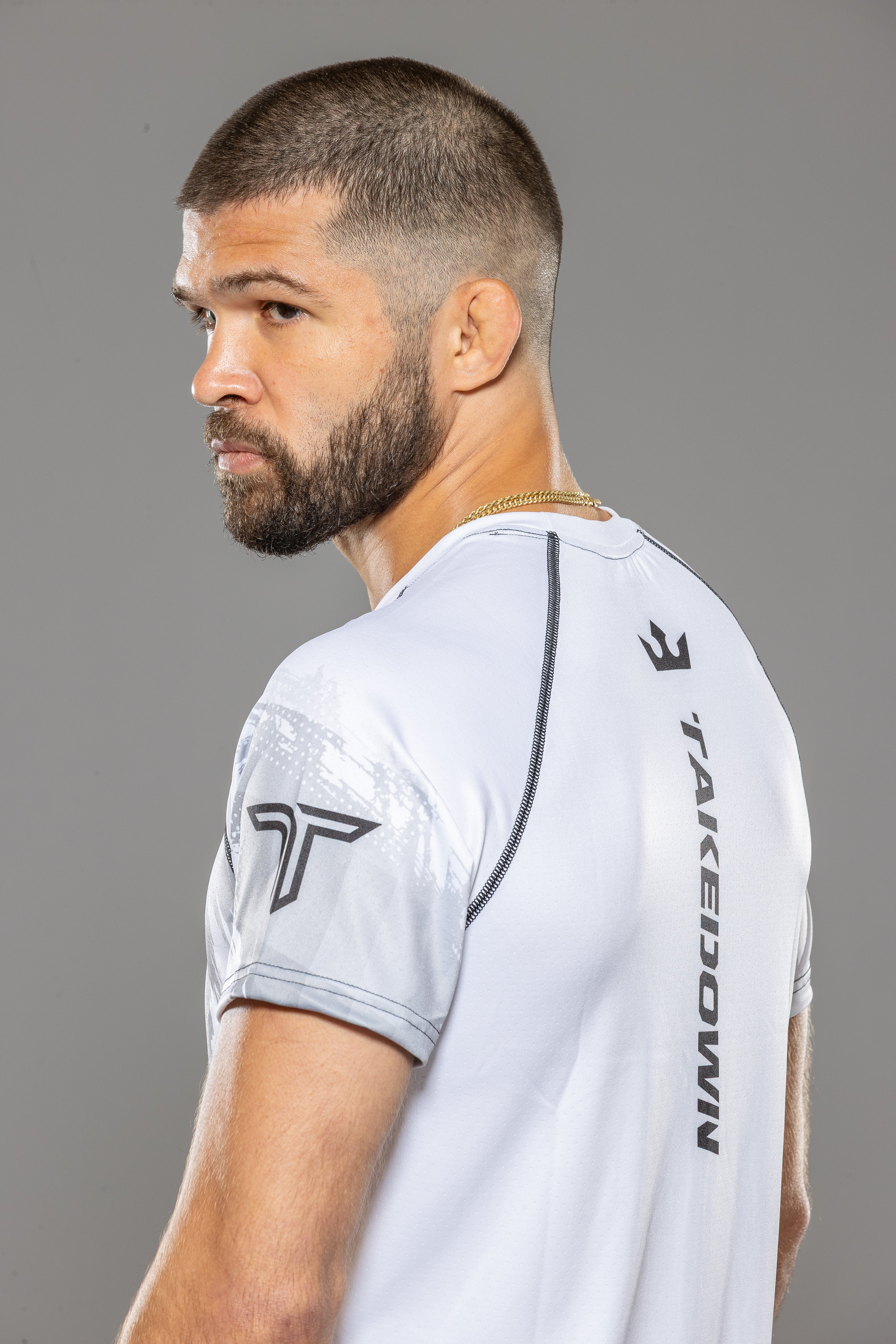 Kaos Camo Walkout Top - White