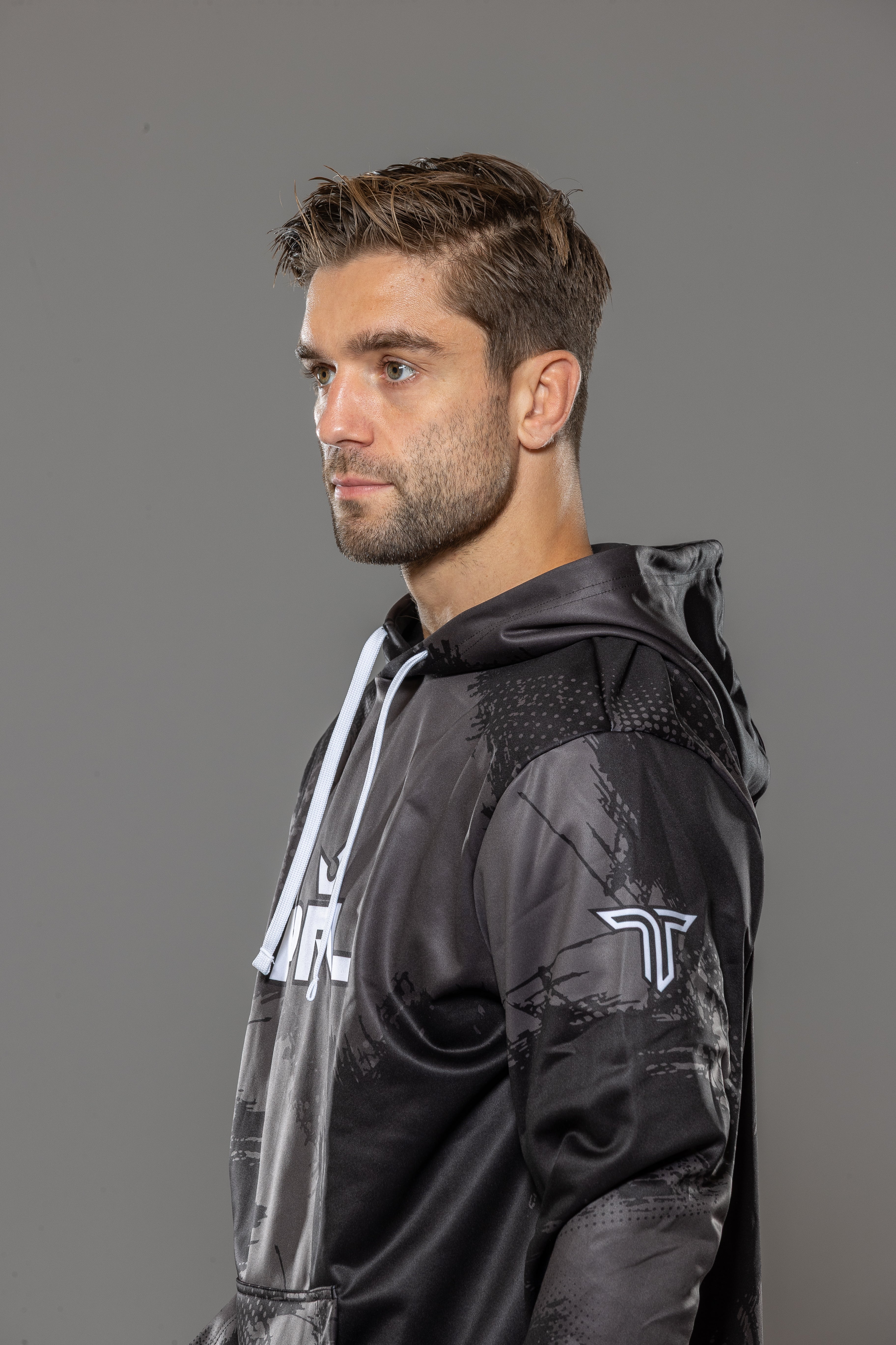 Kaos Camo Fighter Hoodie - Black