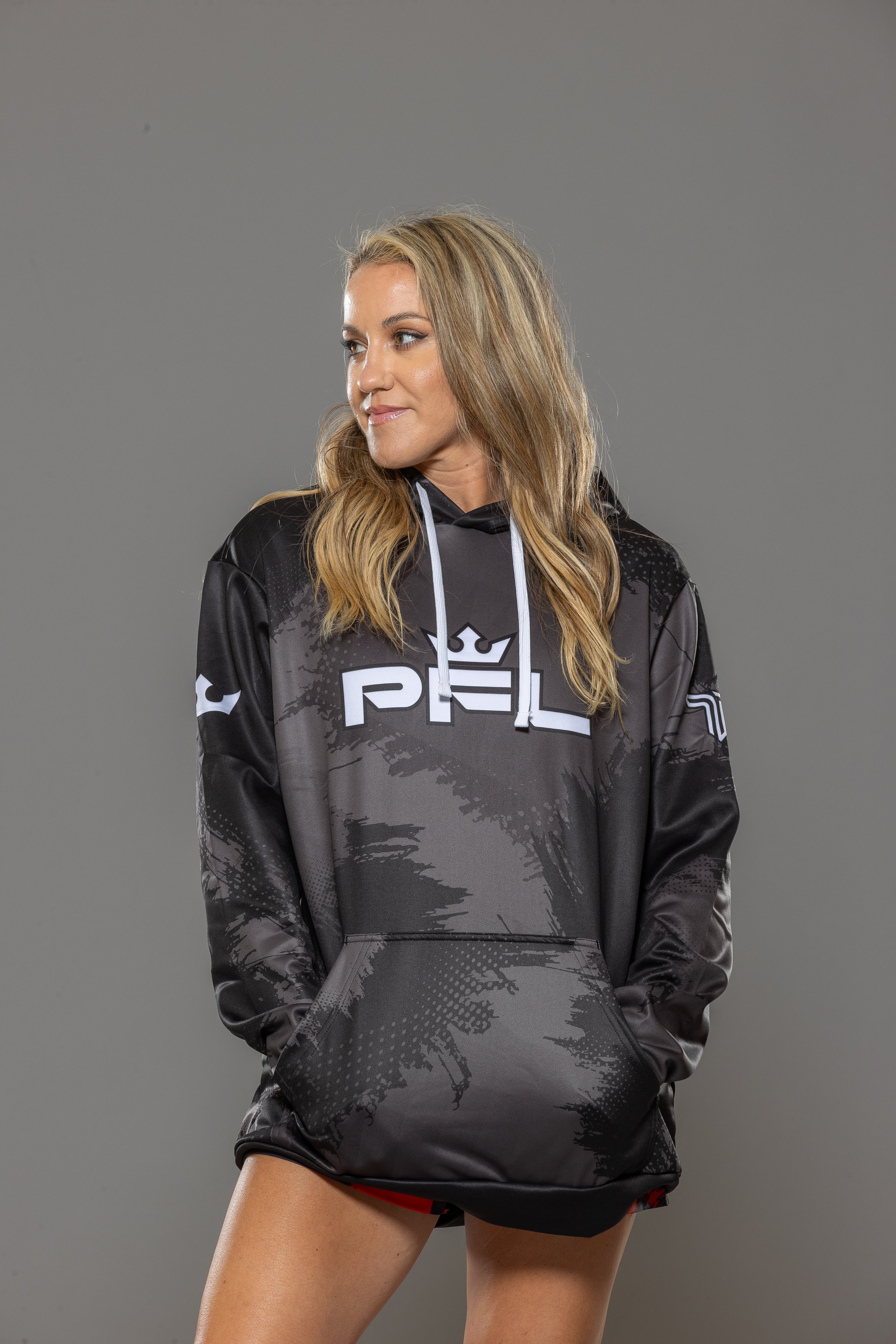 Kaos Camo Fighter Hoodie - Black