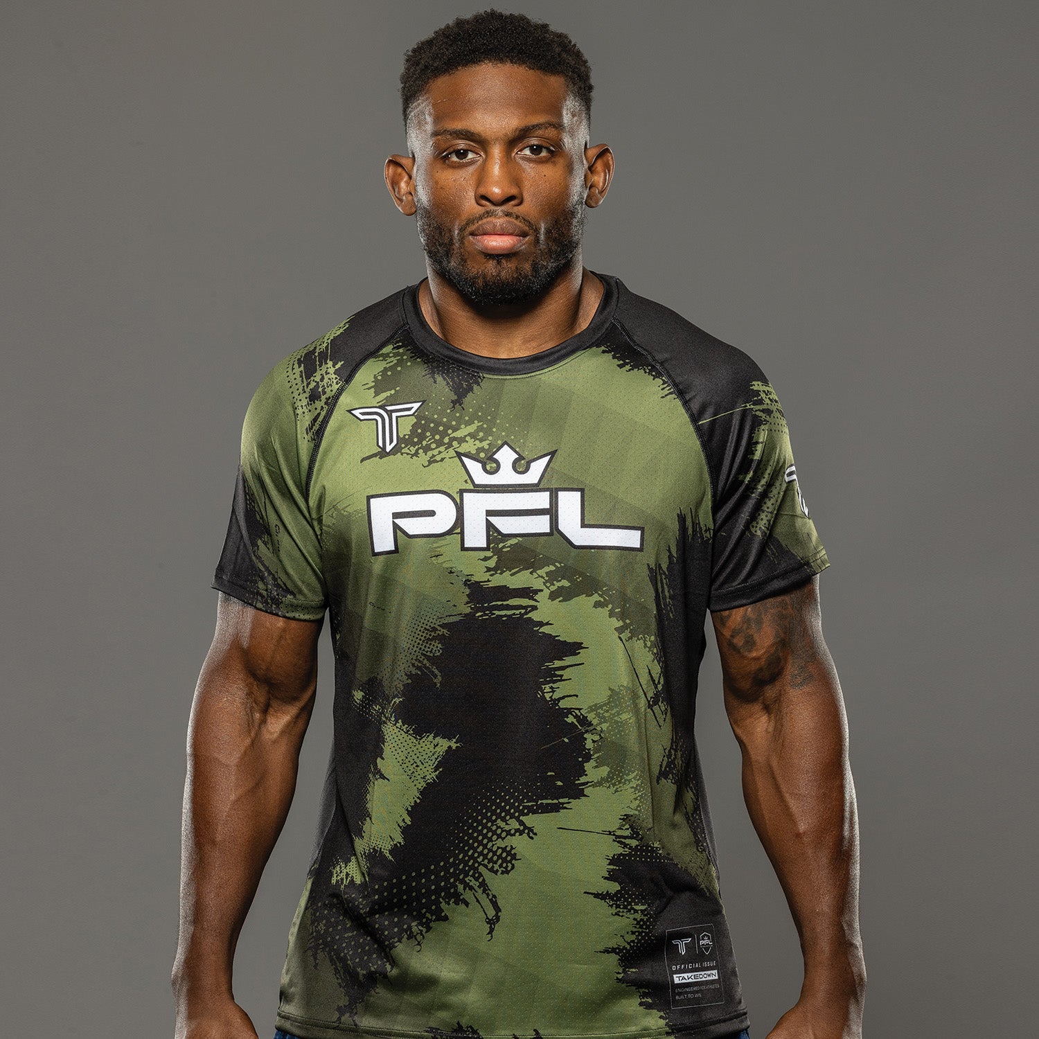 Kaos Camo Walkout Top - Military Green