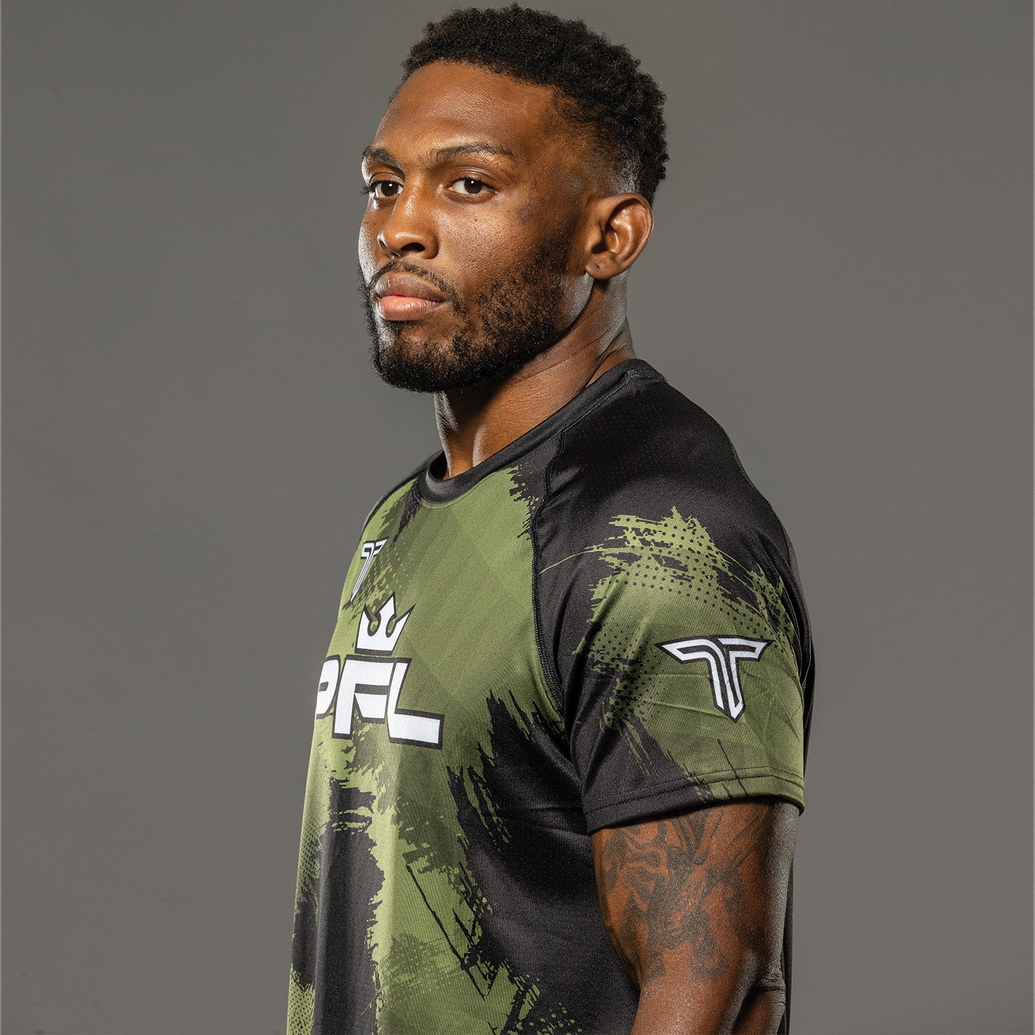 Kaos Camo Walkout Top - Military Green