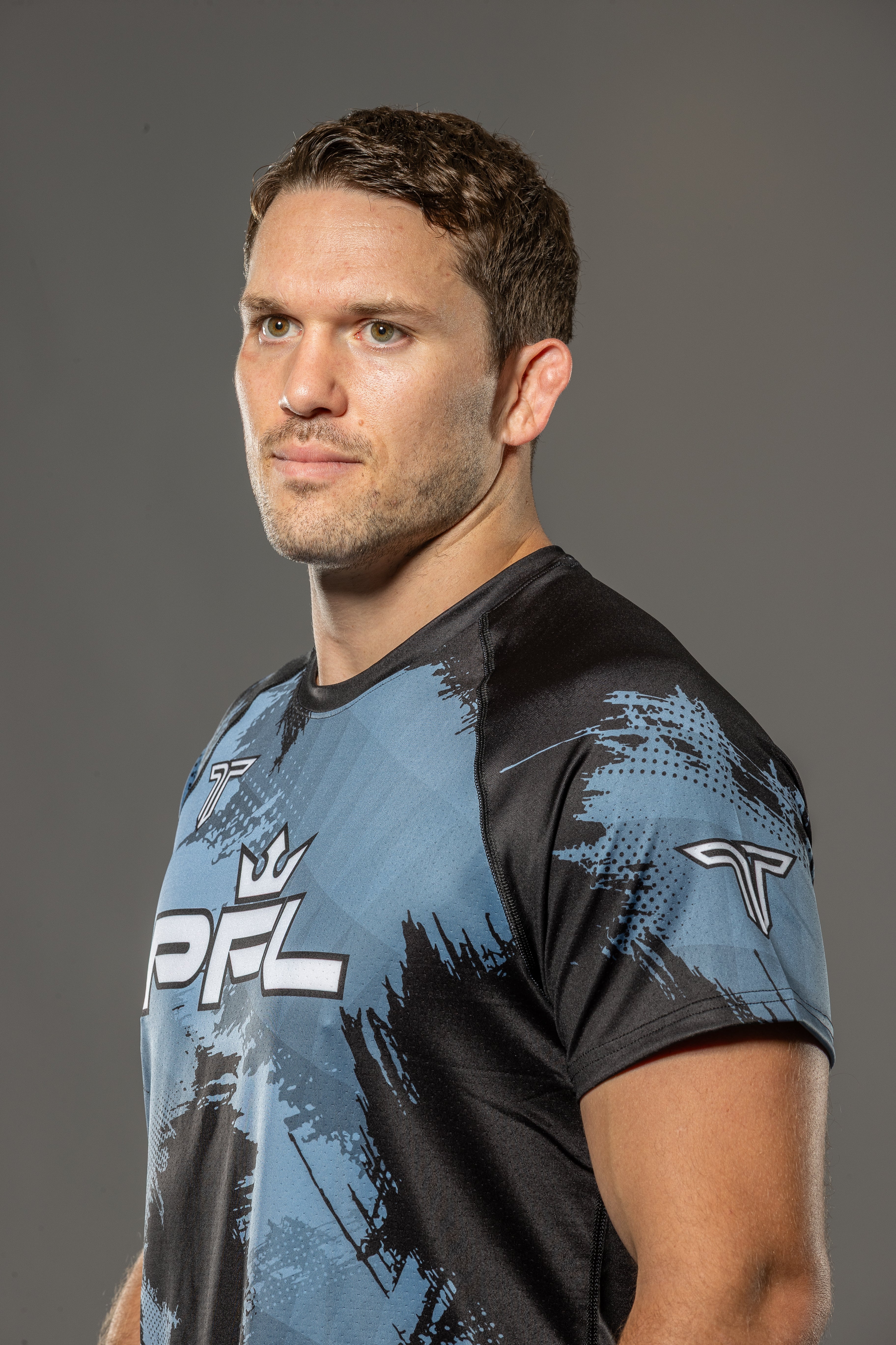 Kaos Camo Walkout Top - Slate Blue