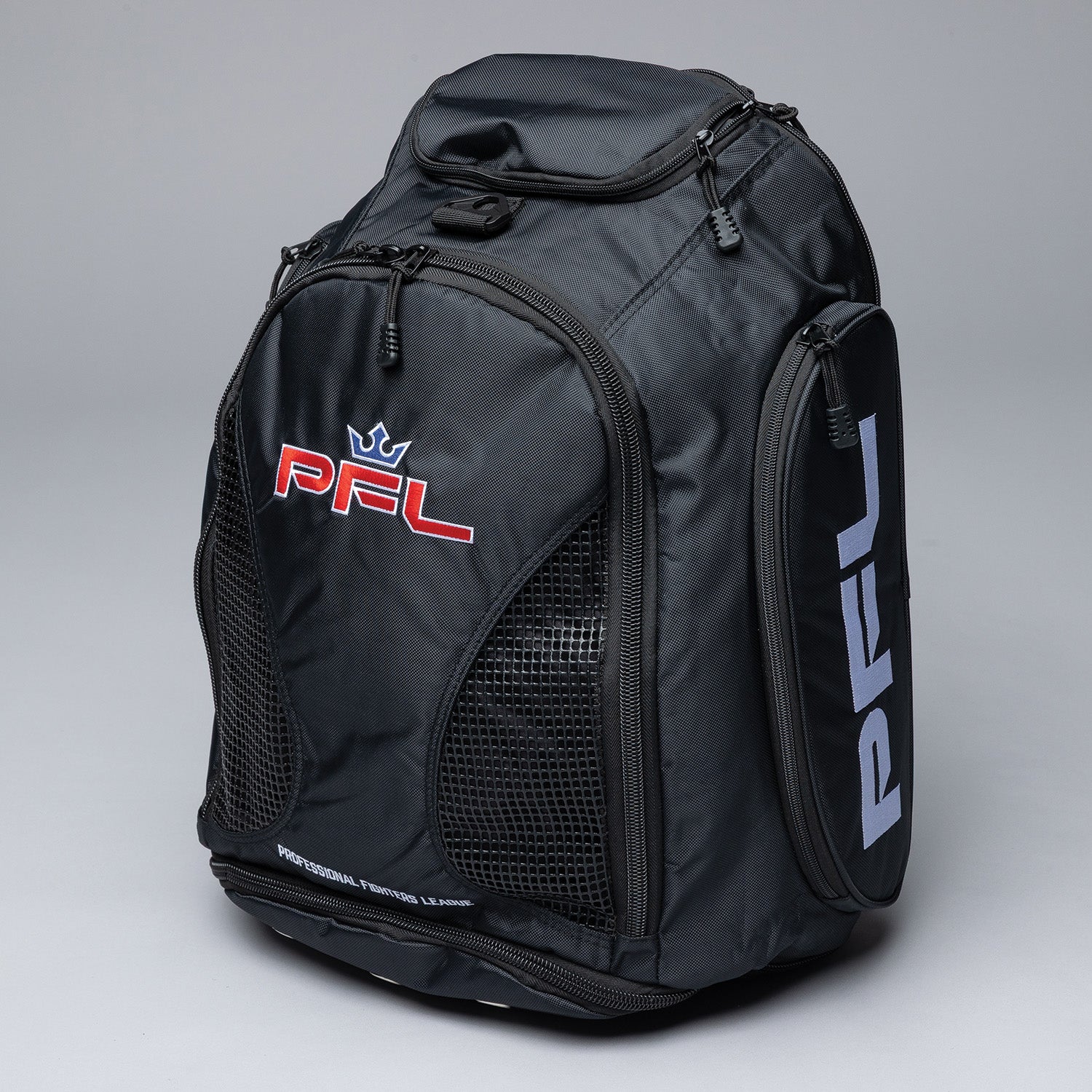 PFL Premium Gear Black Black Backpack (Blue Crown)