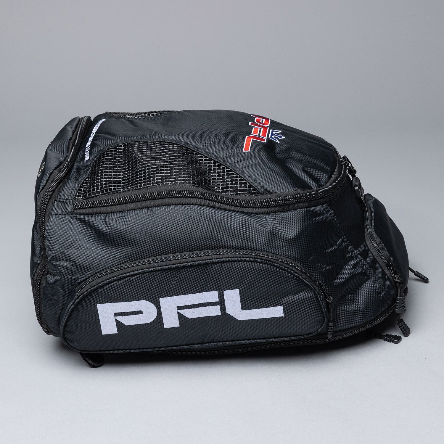 PFL Premium Gear Black Black Backpack (Blue Crown)