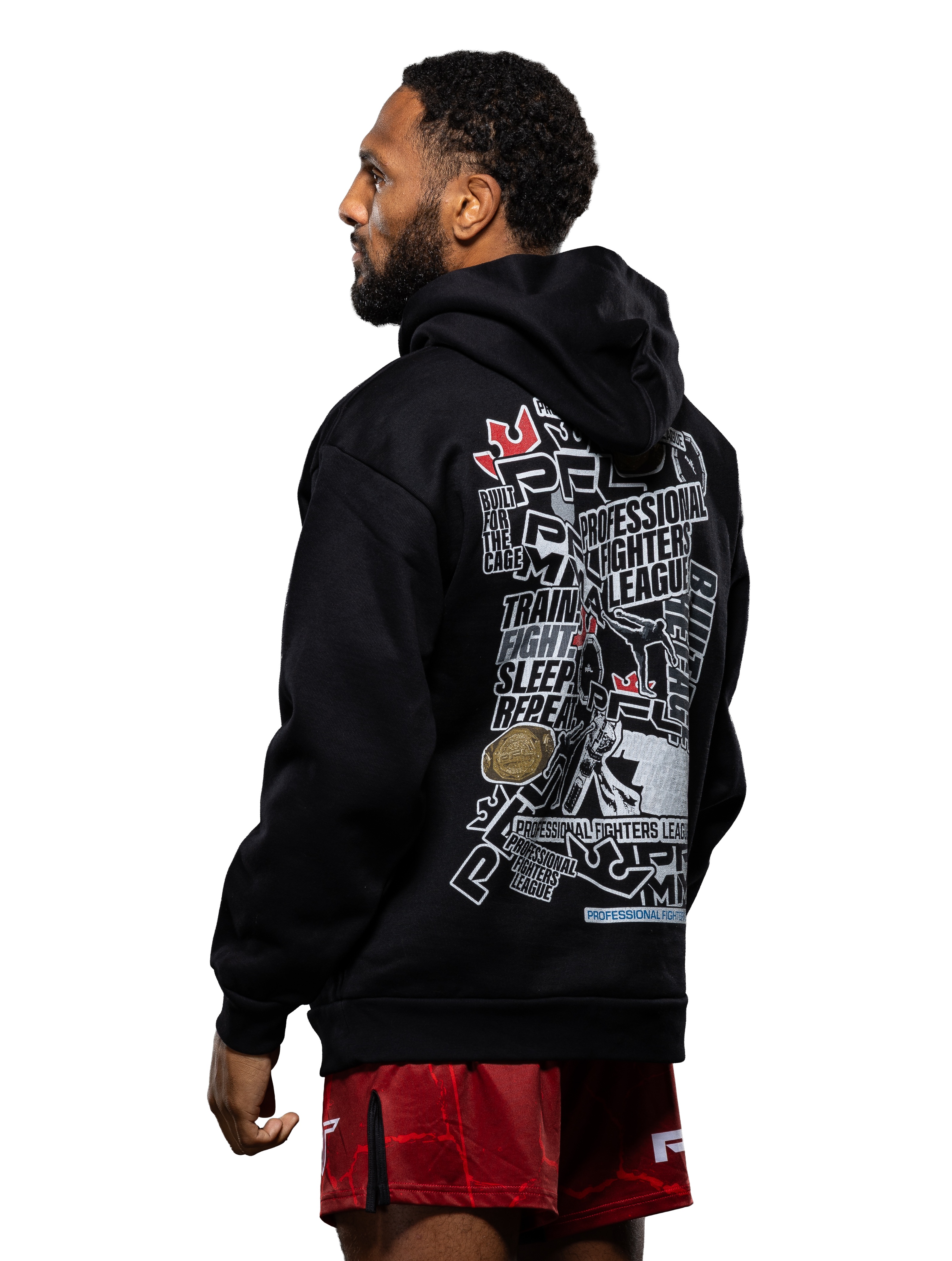 Sticker Bomb - Oversized Hoodie - Black - Premium Range