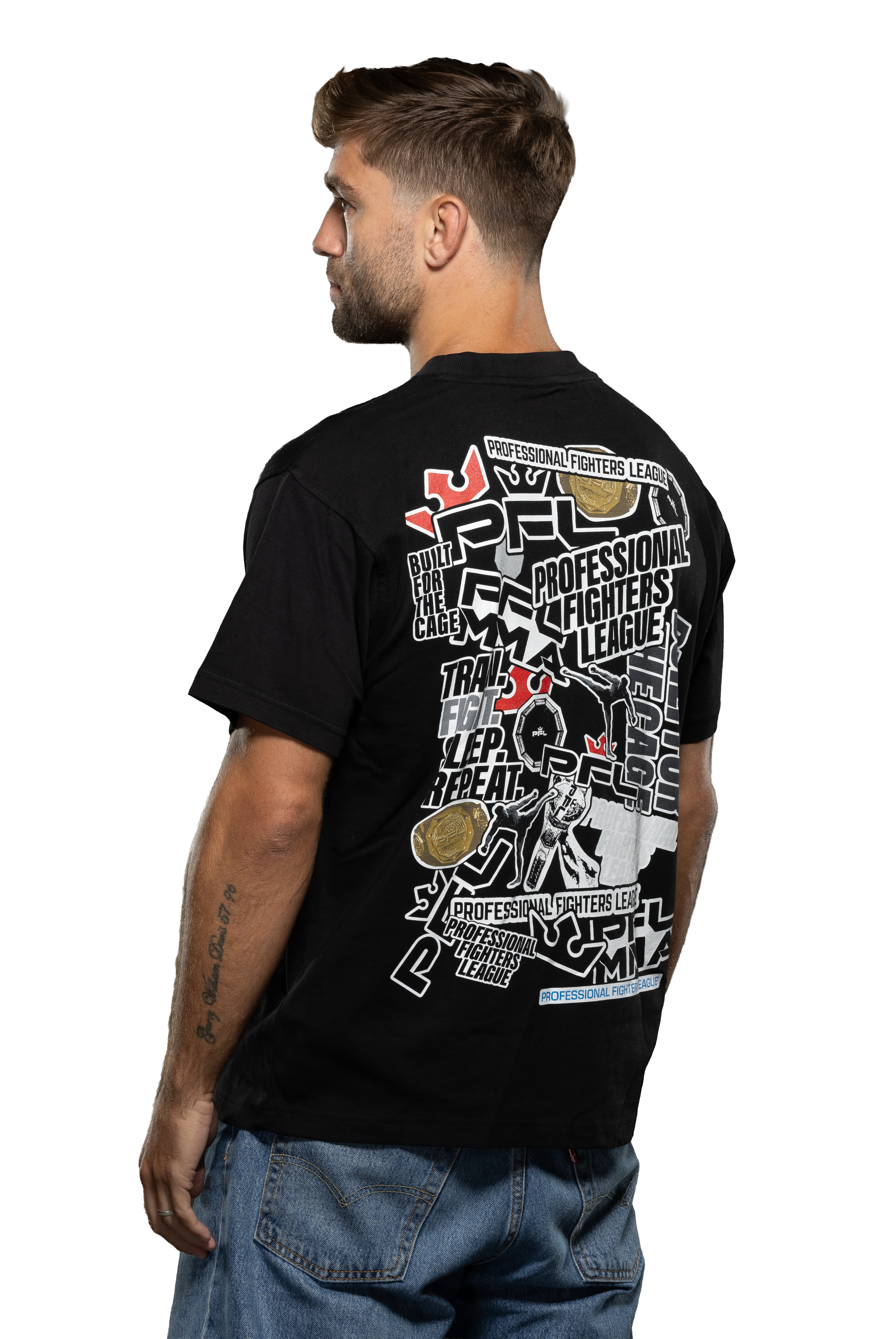 Sticker Bomb - Oversized T-Shirt - Black - Premium Range