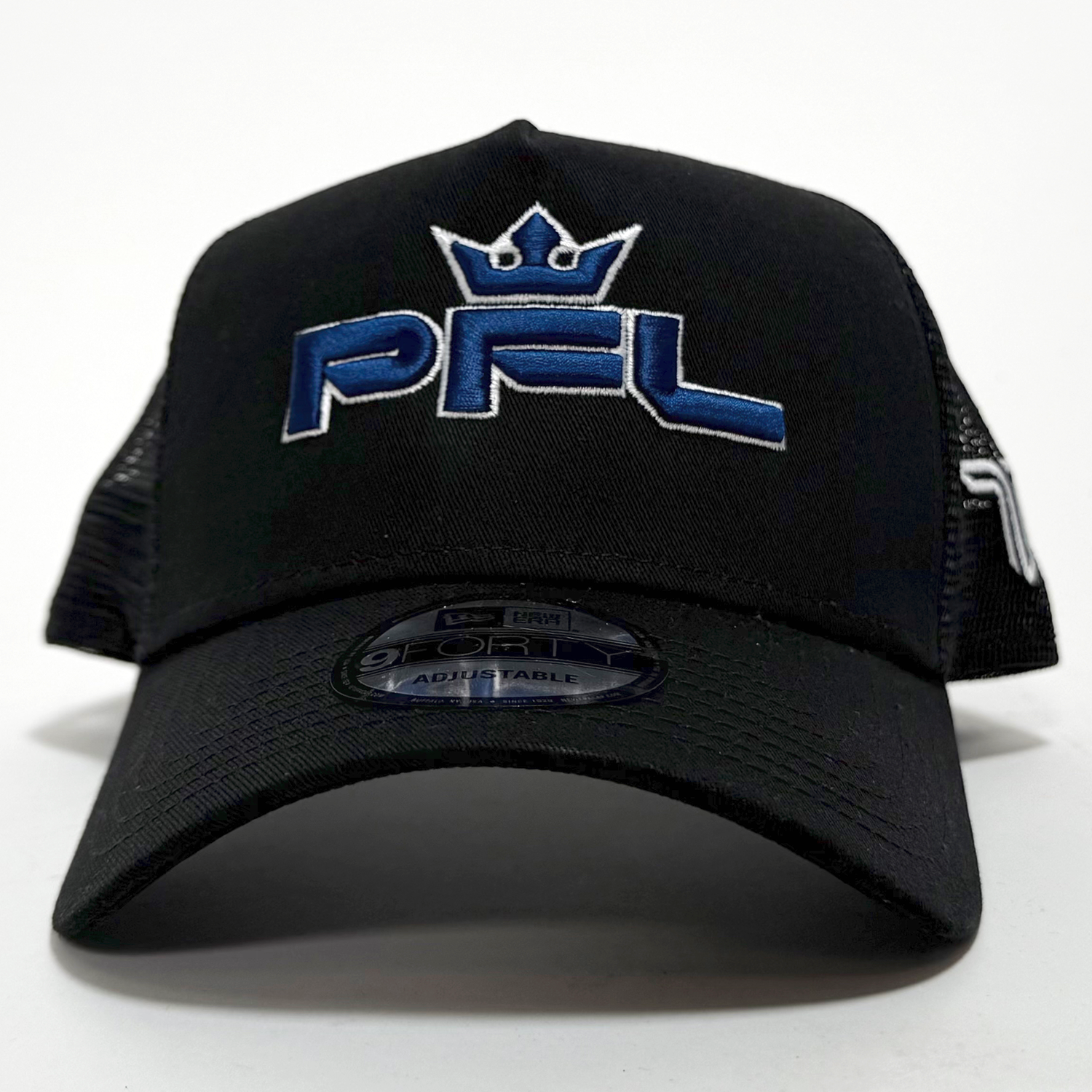 Black Takedown New Era Curved Snapback - Navy Logo