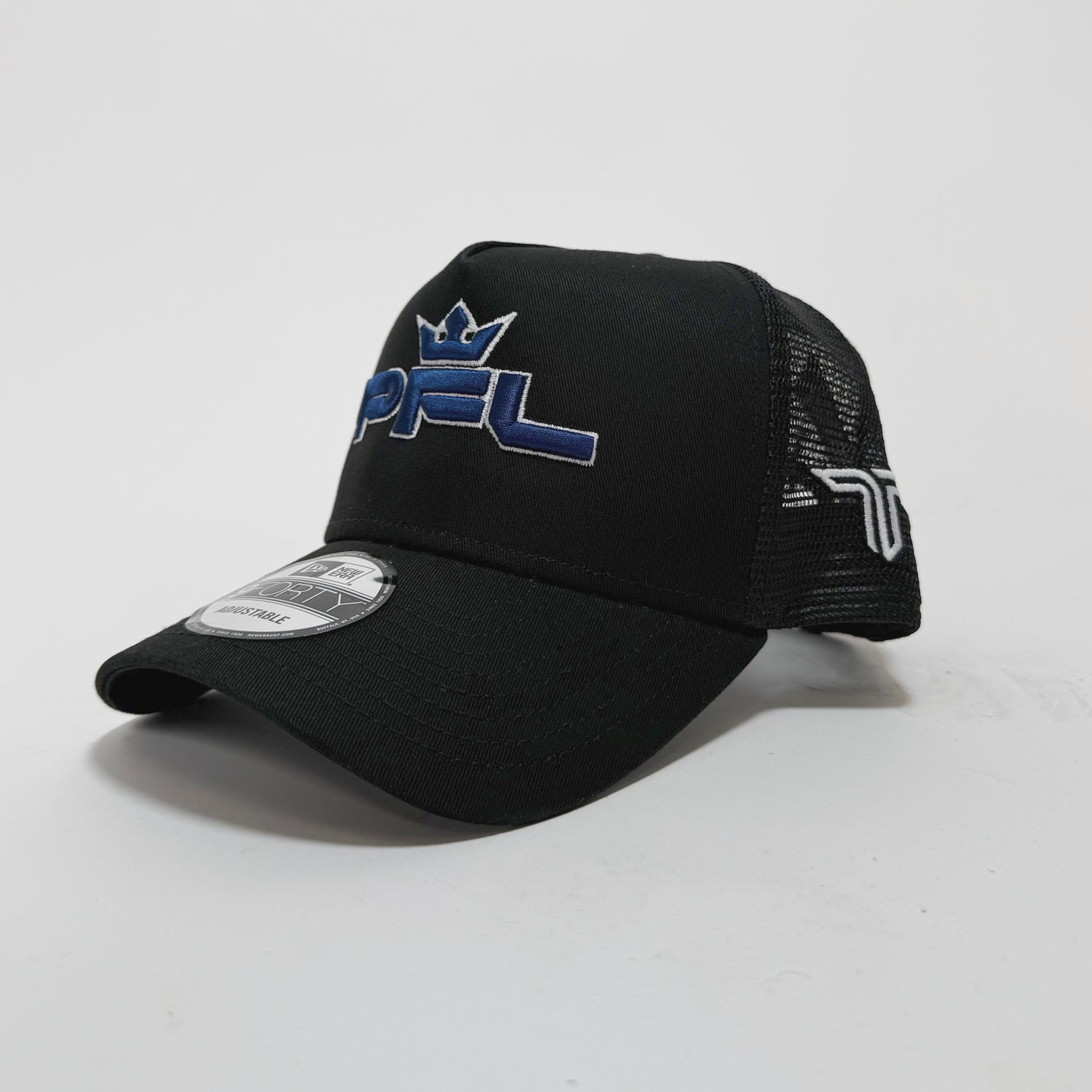 Black Takedown New Era Curved Snapback - Navy Logo
