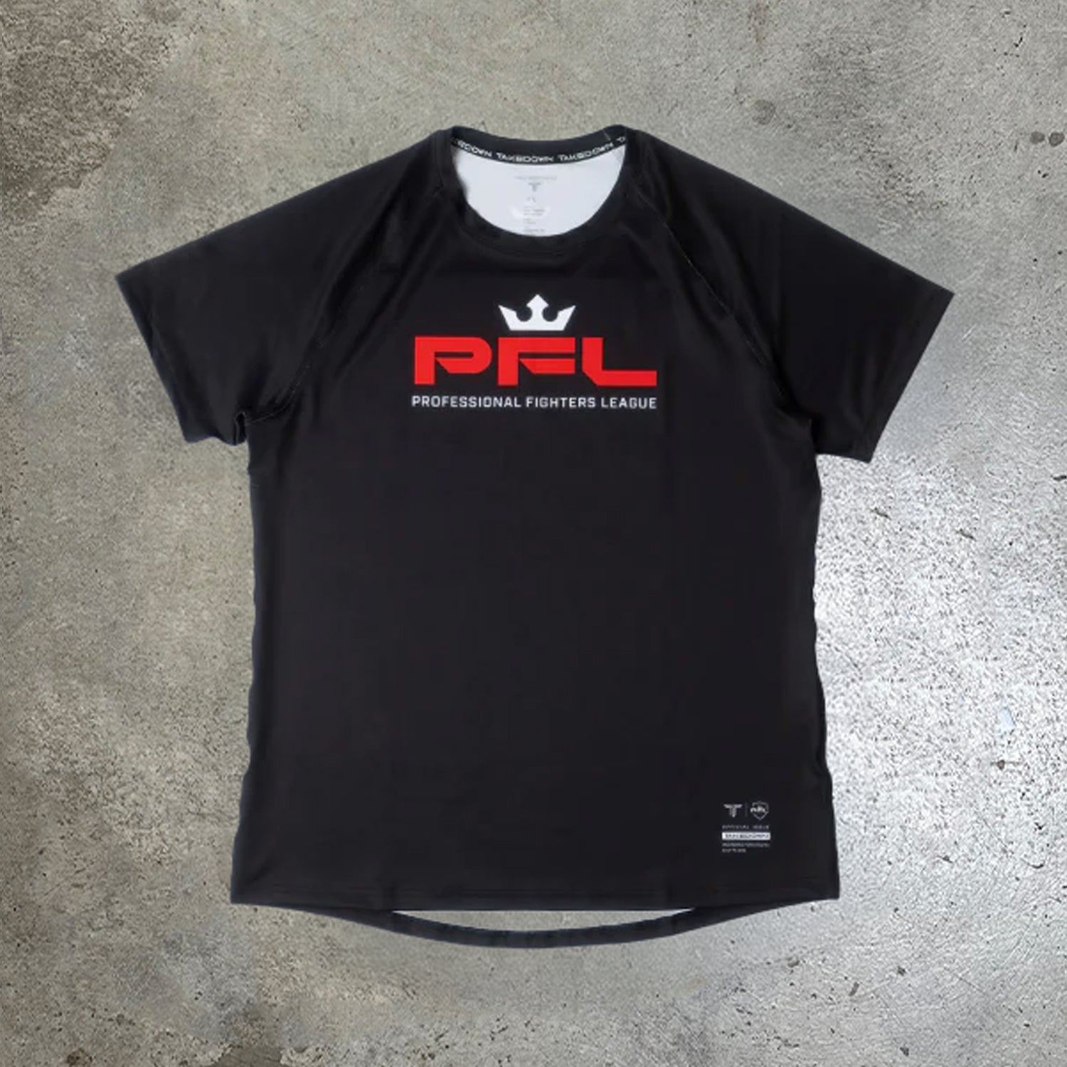 Cornermen Raglan Top Red Logo - Black