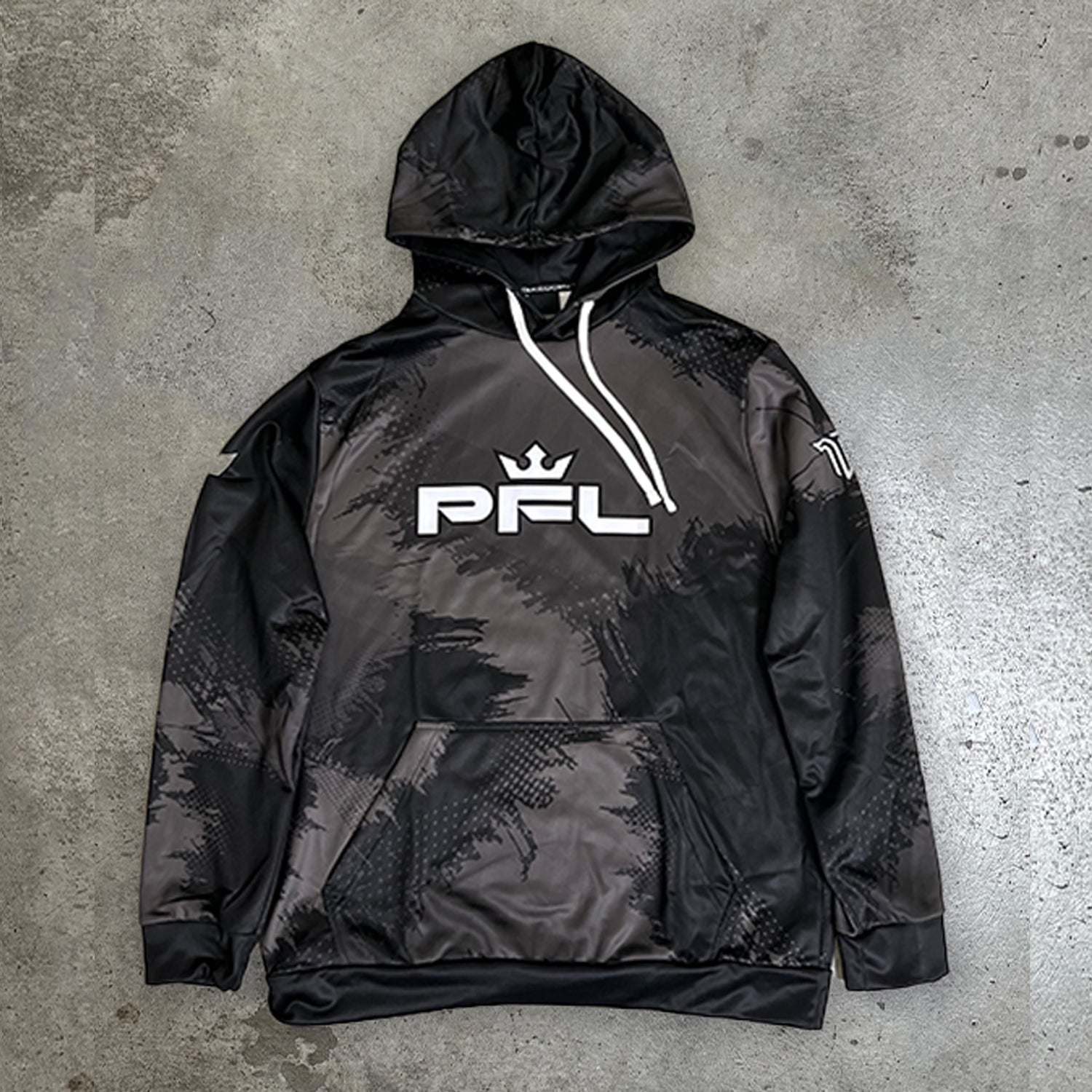 Kaos Camo Fighter Hoodie - Black