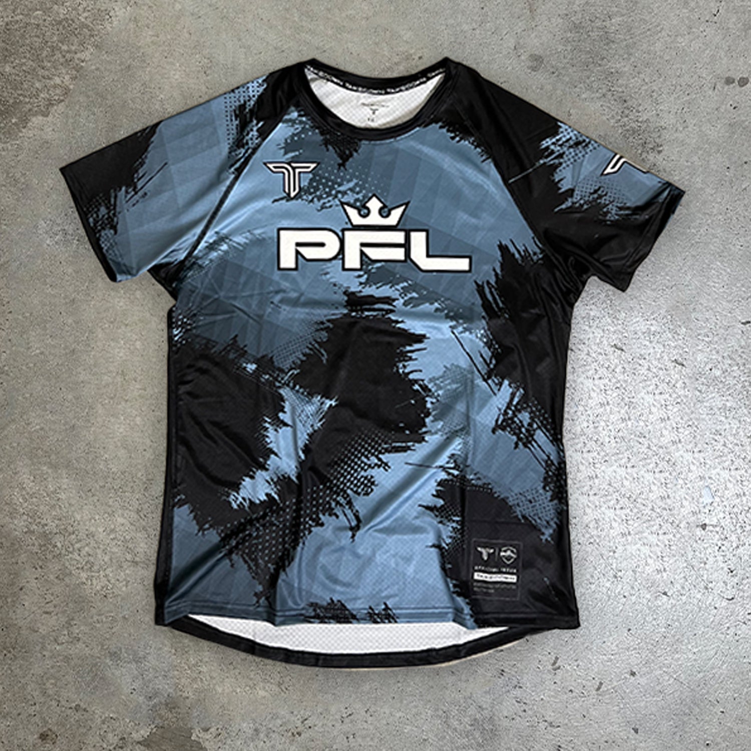Kaos Camo Walkout Top - Slate Blue