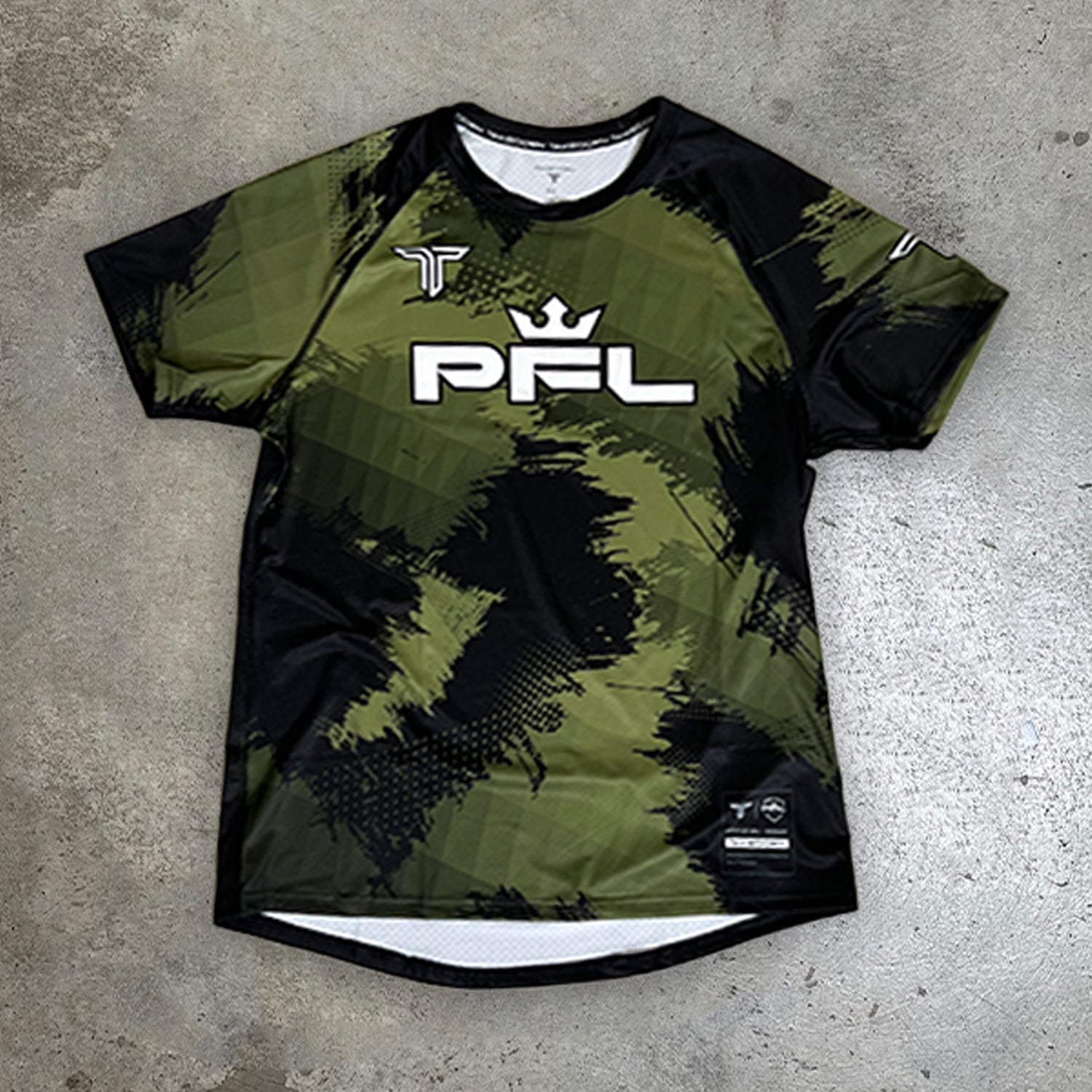 Kaos Camo Walkout Top - Military Green