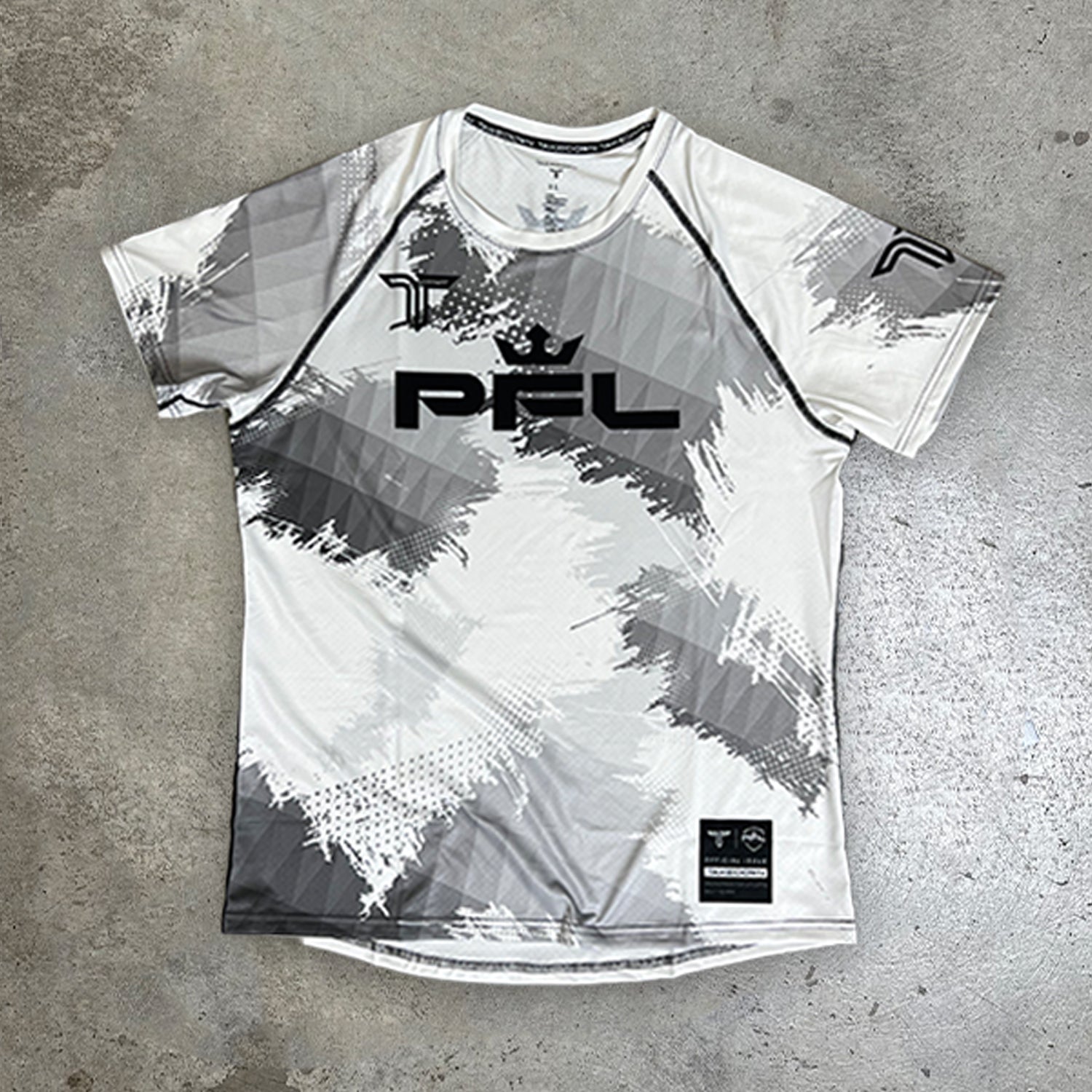 Kaos Camo Walkout Top - White