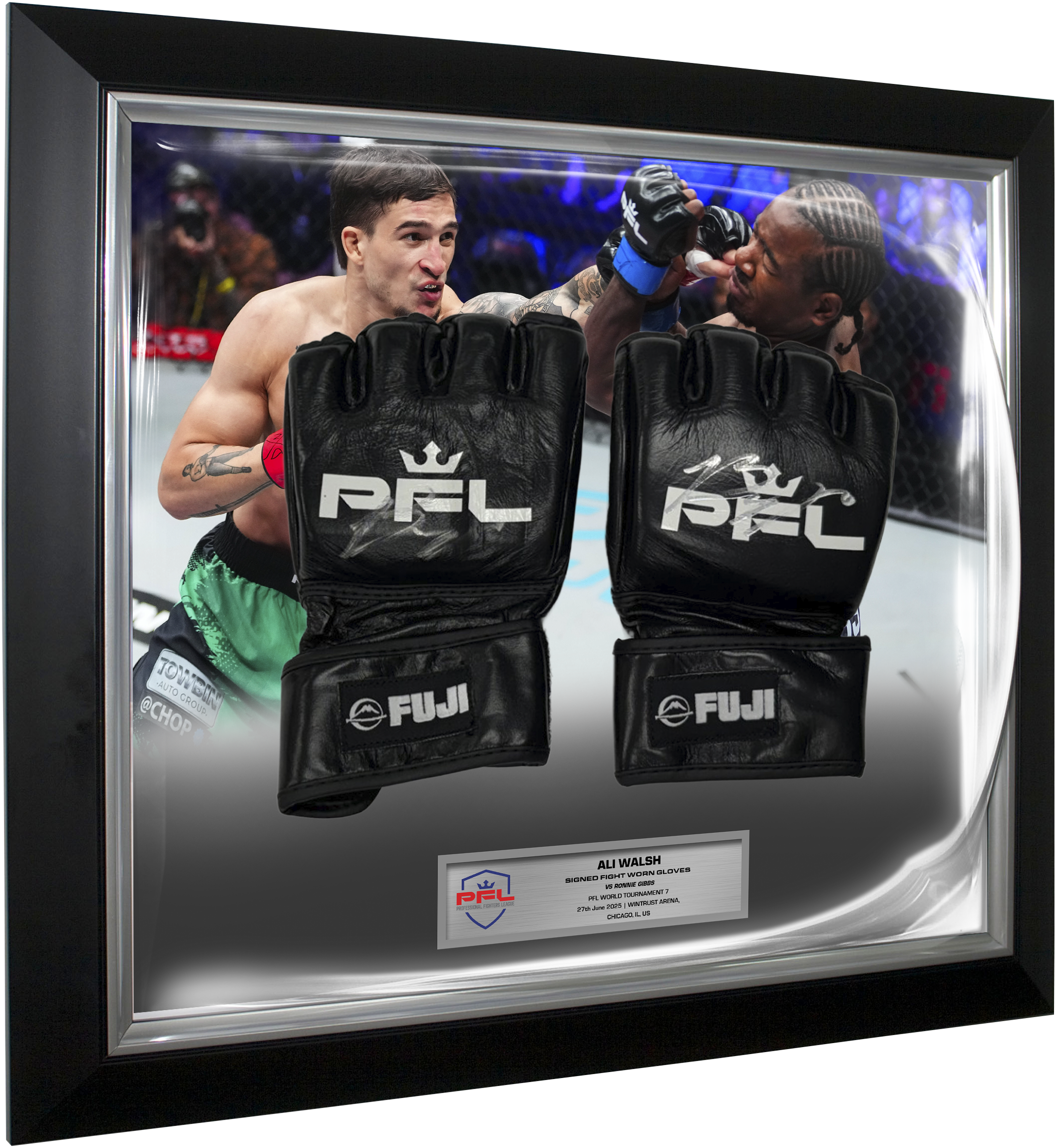 Biaggio Ali Walsh Signed Fight Worn Gloves