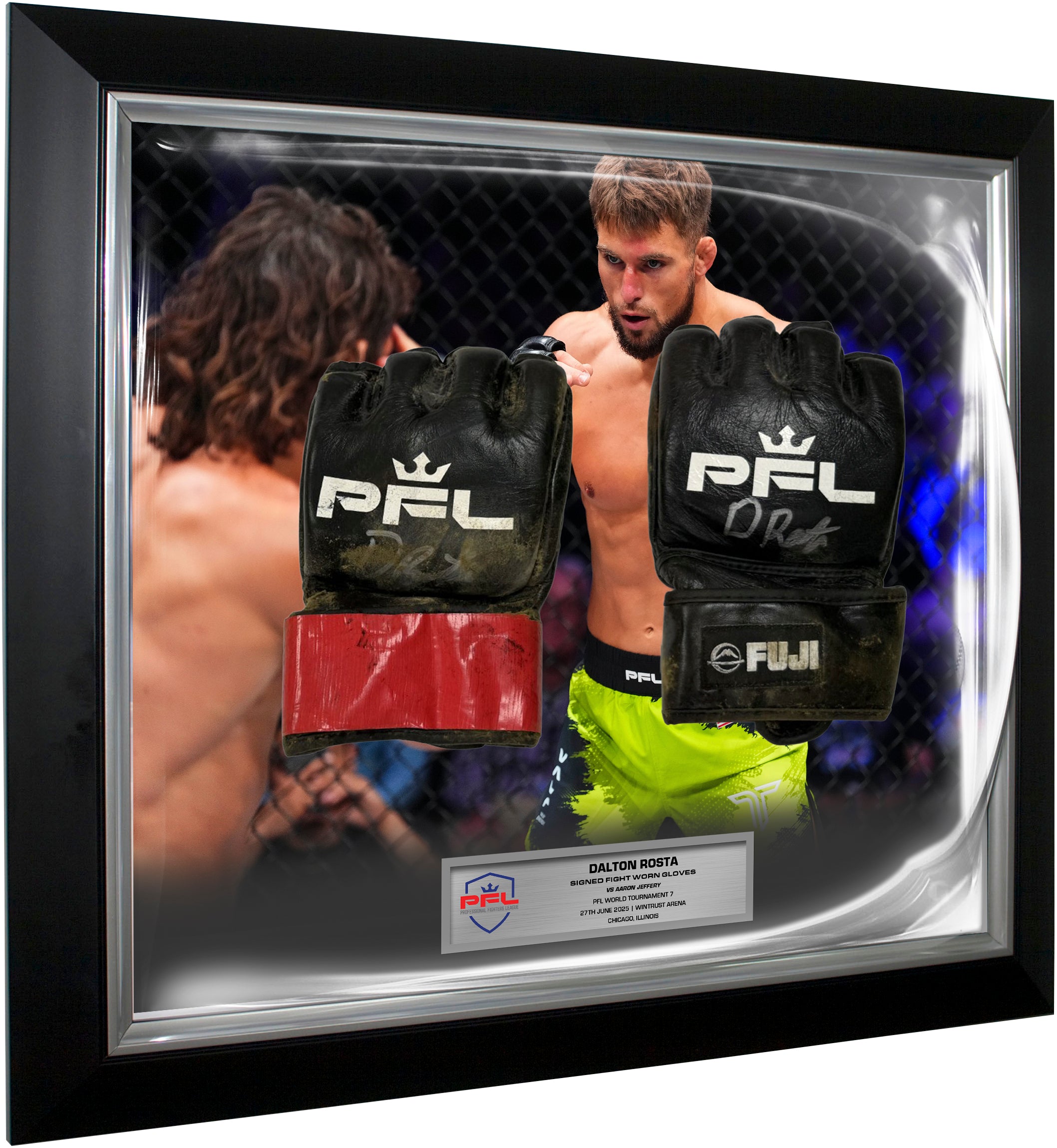 Dalton Rosta Signed Fight Worn Gloves