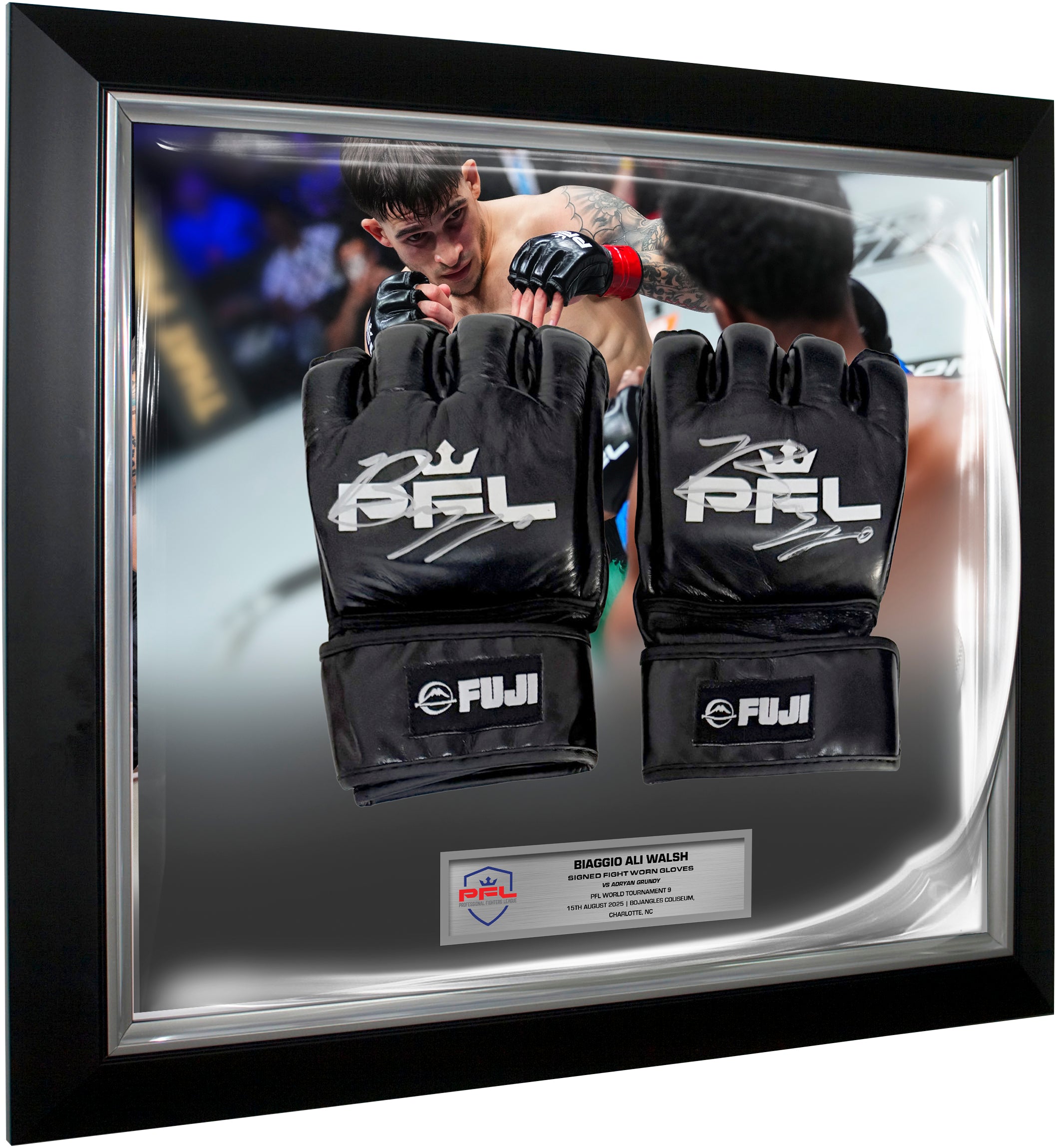 Biaggio Ali Walsh Signed Fight Worn Gloves