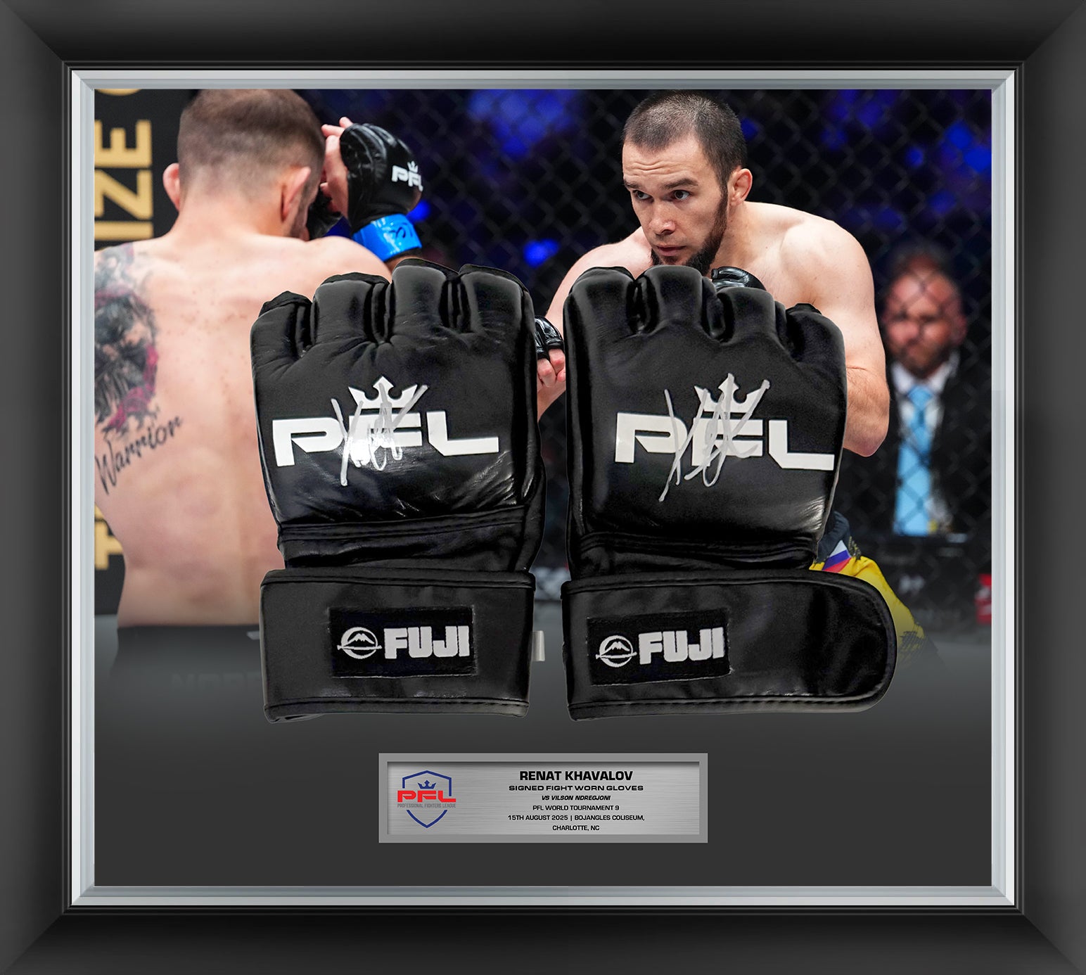 Renat Khavalov Signed Fight Worn Gloves