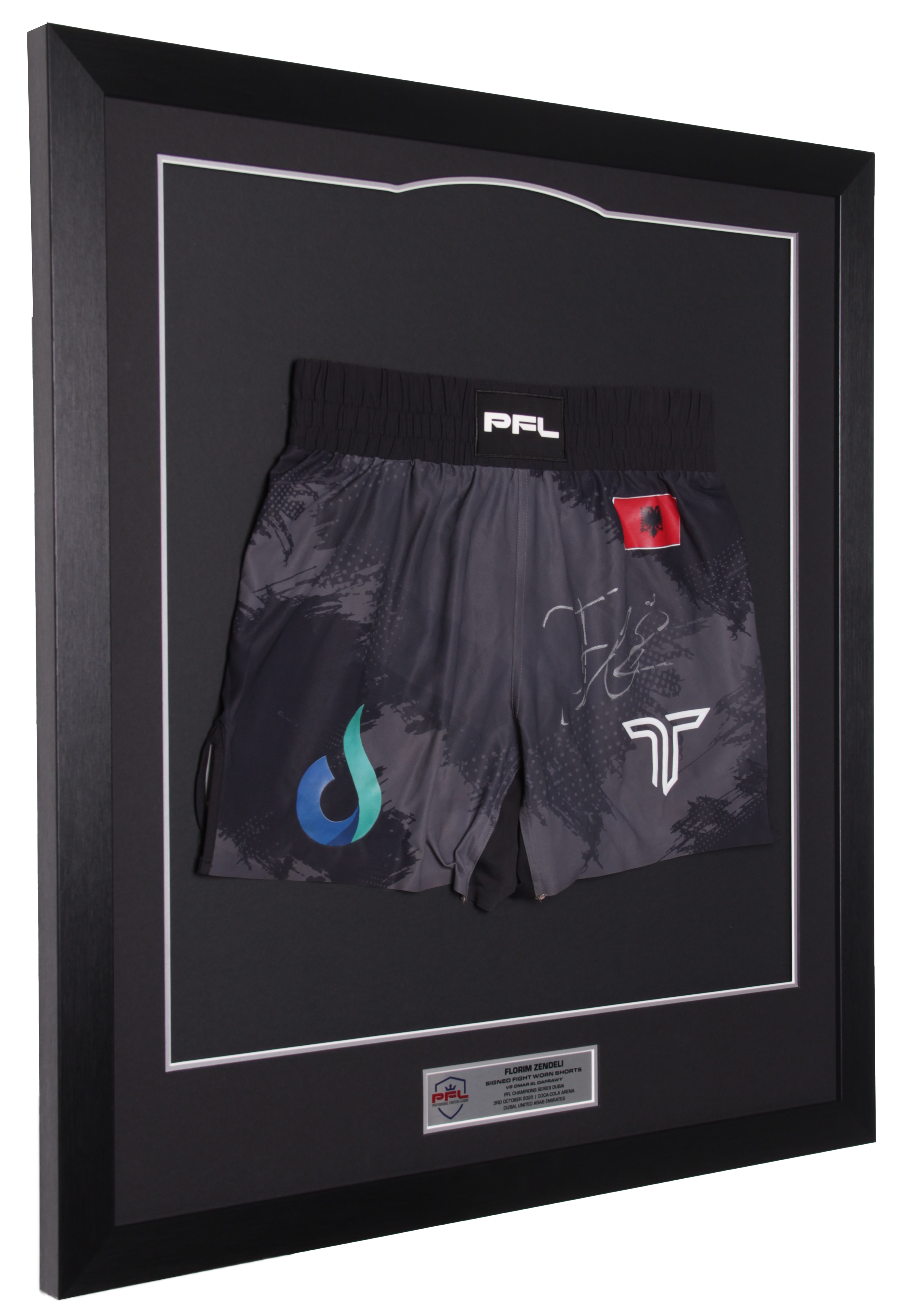 Florim Zendeli Signed Fight Worn Shorts