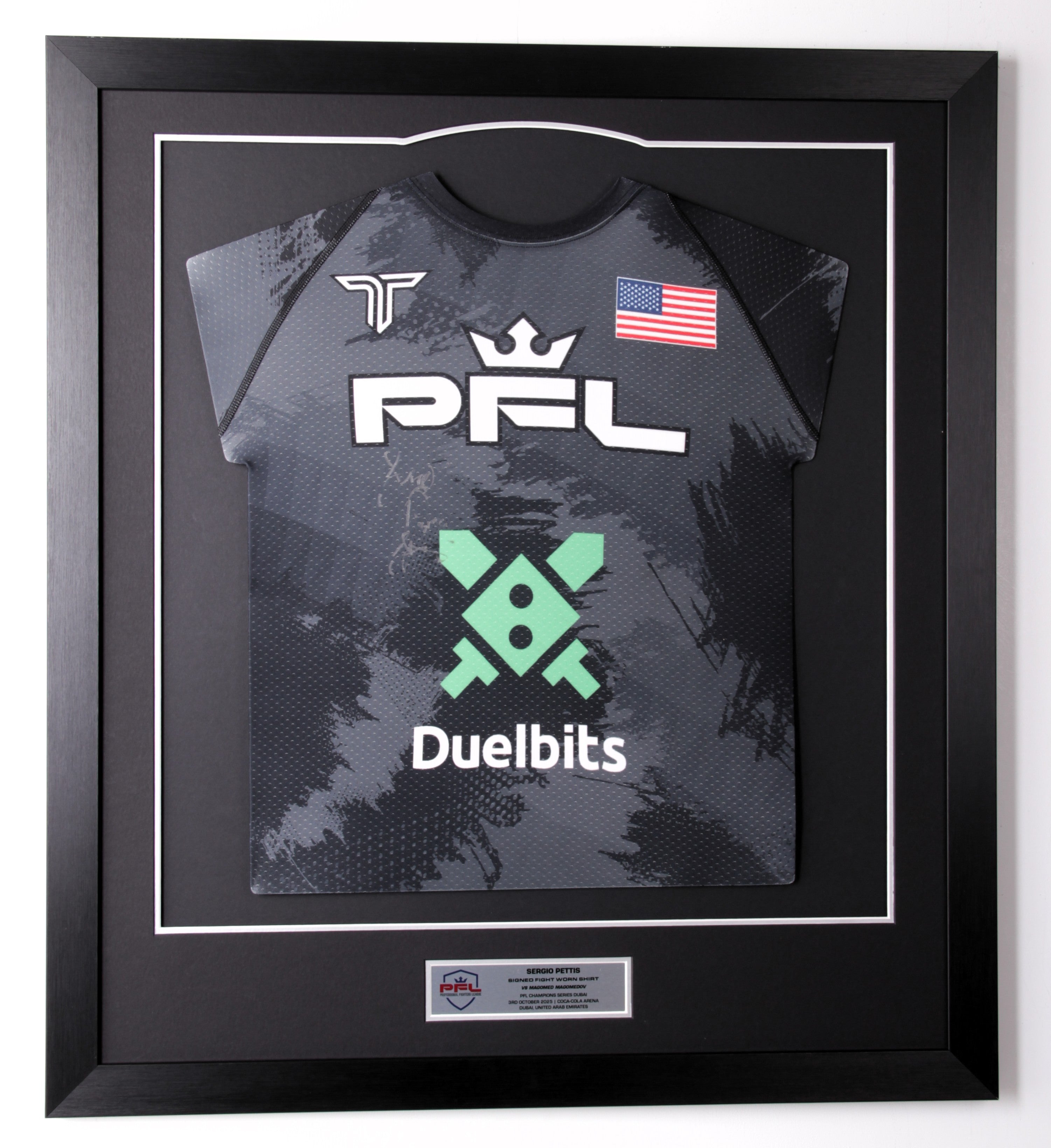 Sergio Pettis Signed Fight Worn Shirt