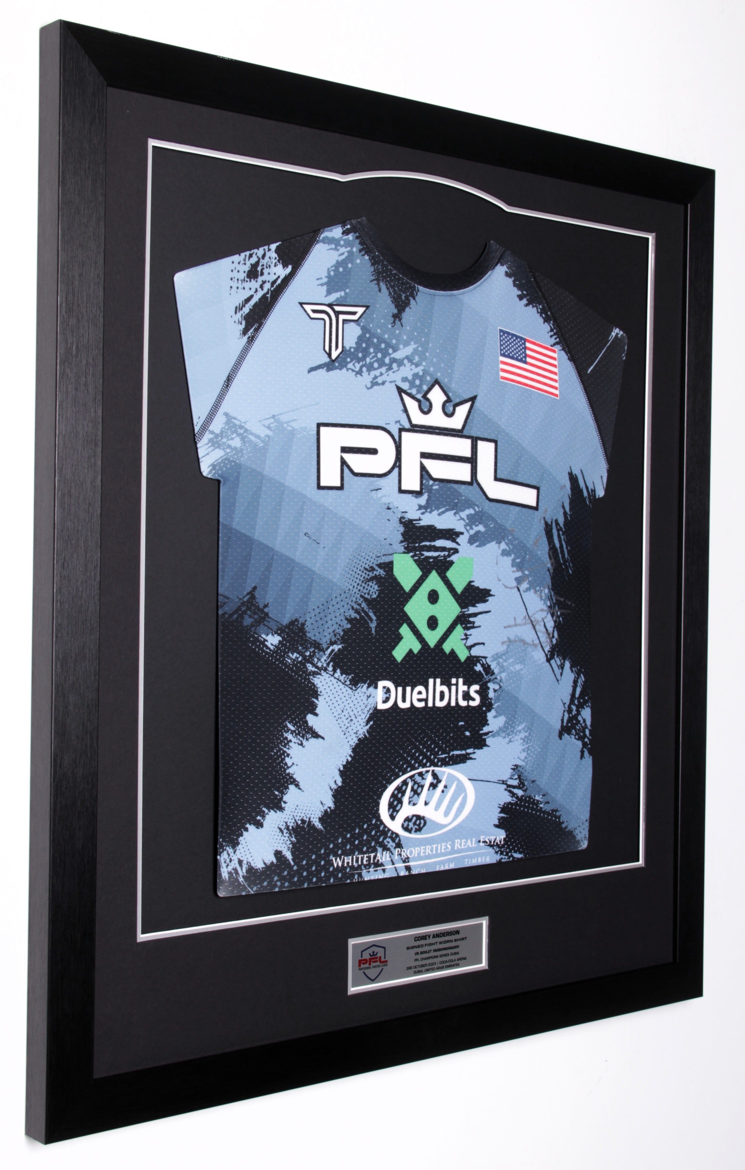 Corey Anderson Signed Fight Worn Shirt