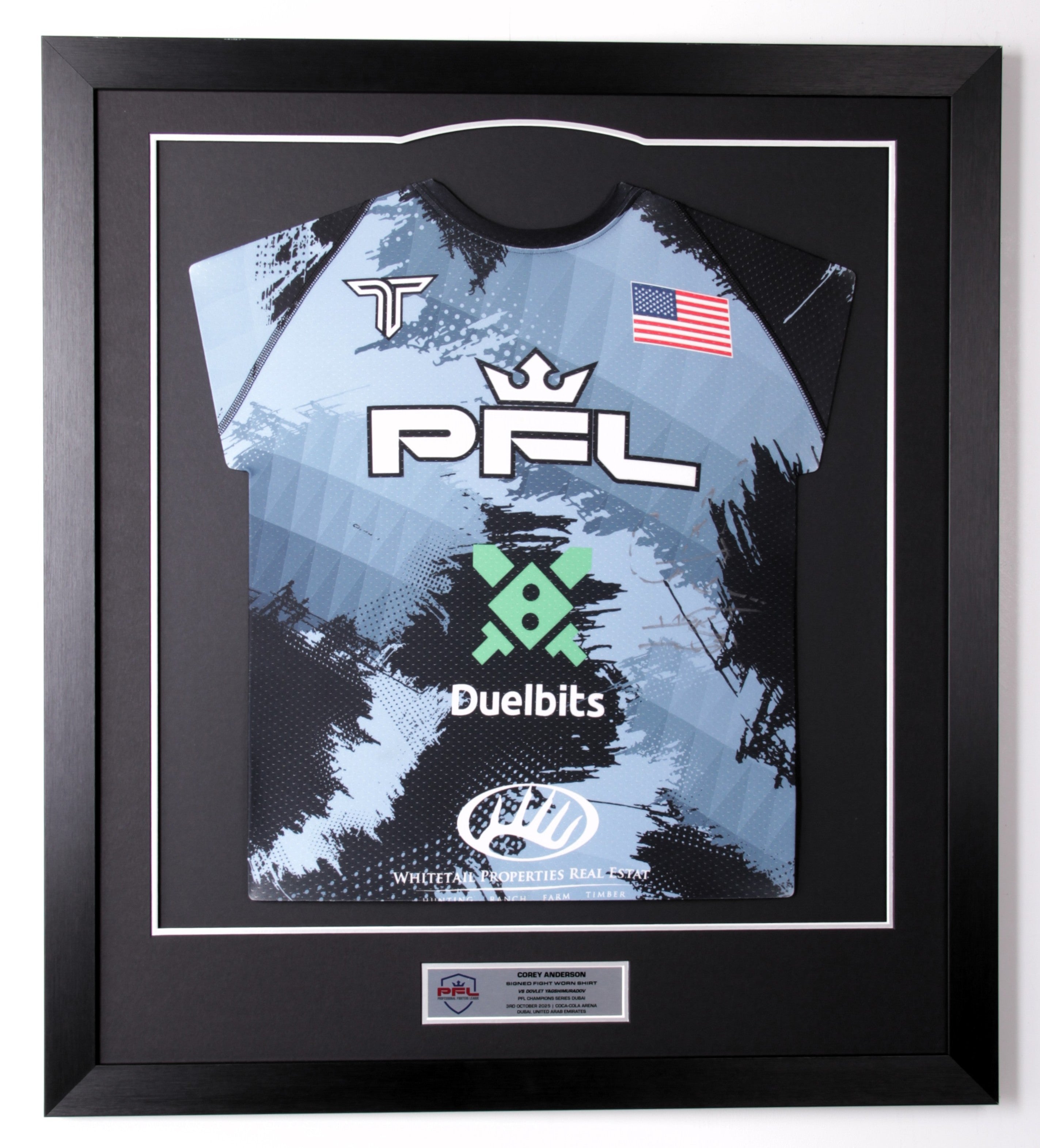 Corey Anderson Signed Fight Worn Shirt