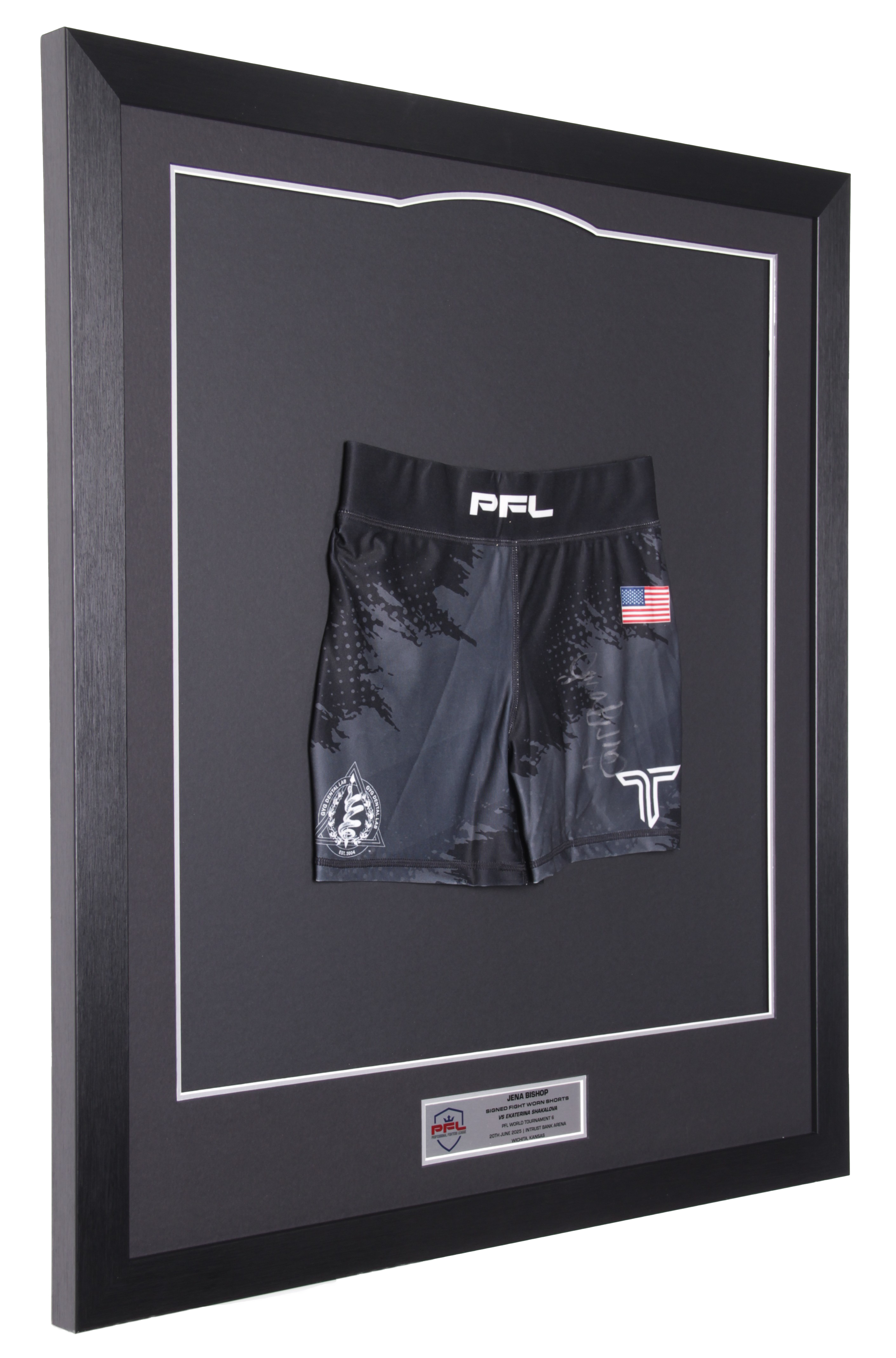 Jena Bishop Signed Fight Worn Shorts